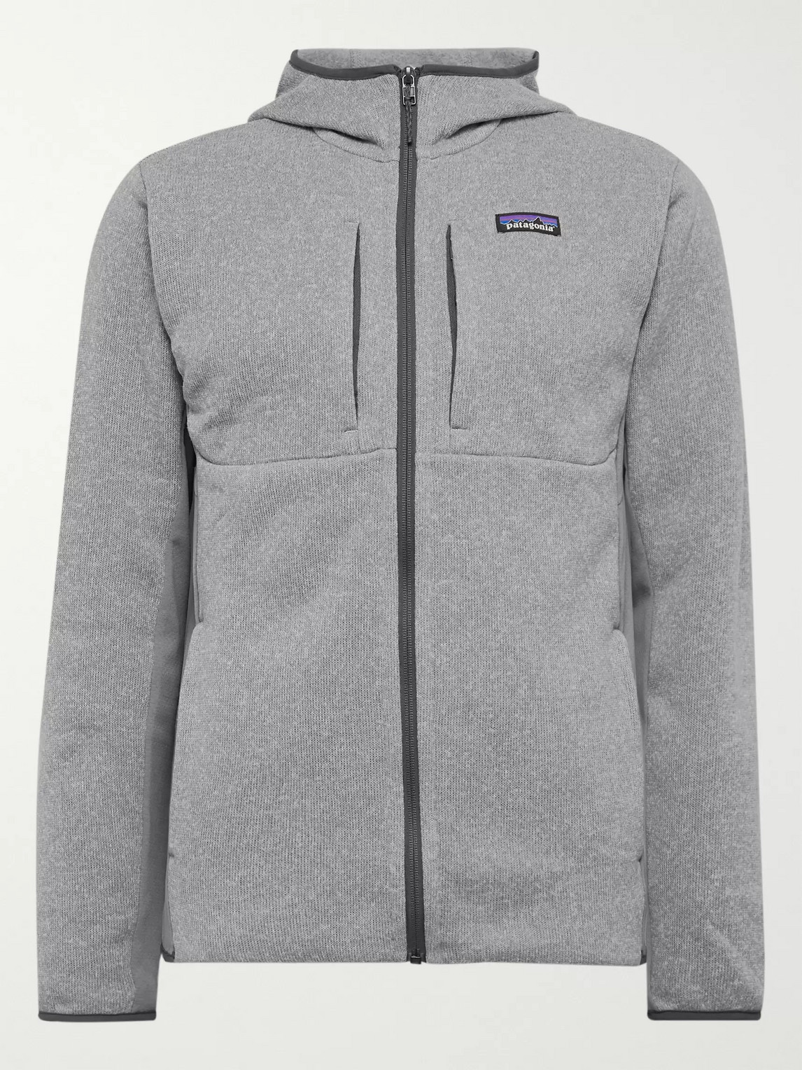 PATAGONIA BETTER SWEATER SLIM-FIT PANELLED FLEECE-BACK KNITTED ZIP-UP HOODIE