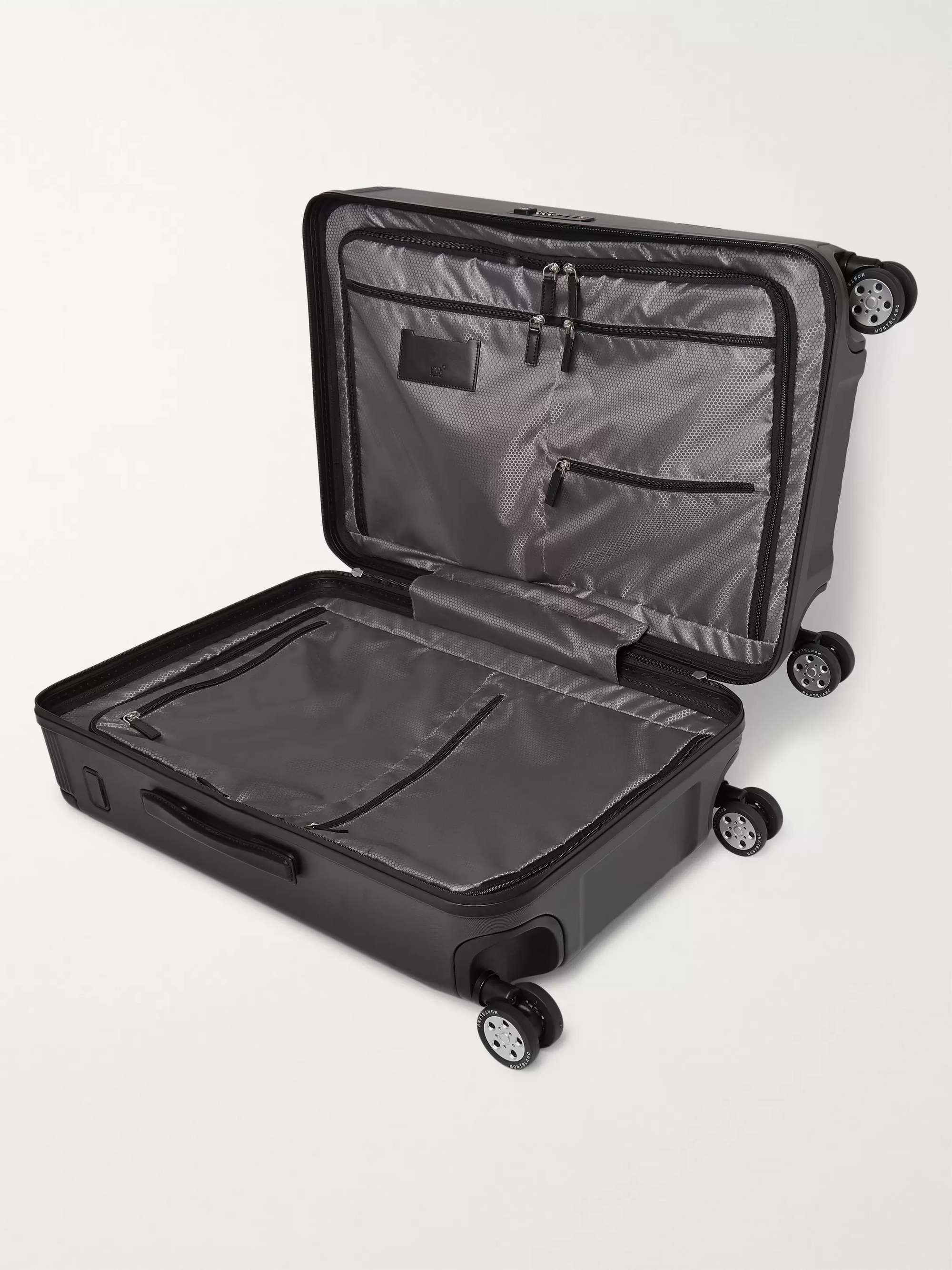 MONTBLANC #MY4810 Medium 61cm Leather-Trimmed Polycarbonate Suitcase