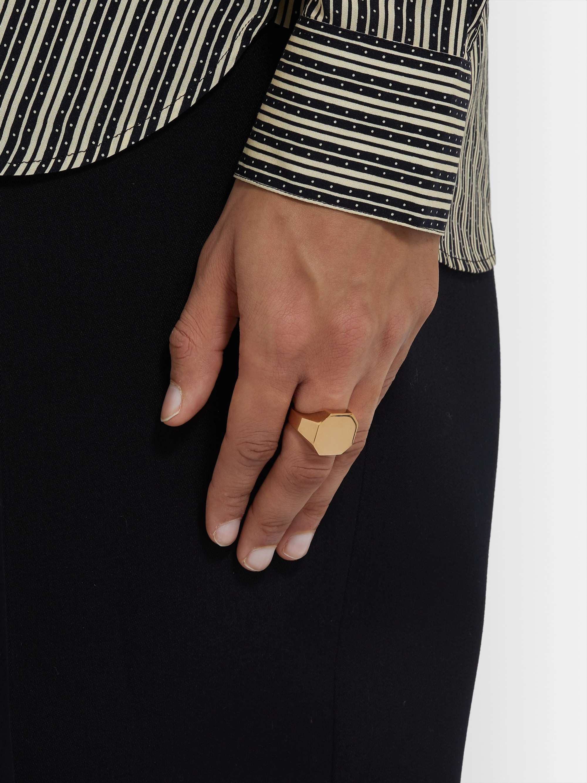 Gold-Plated Signet Ring