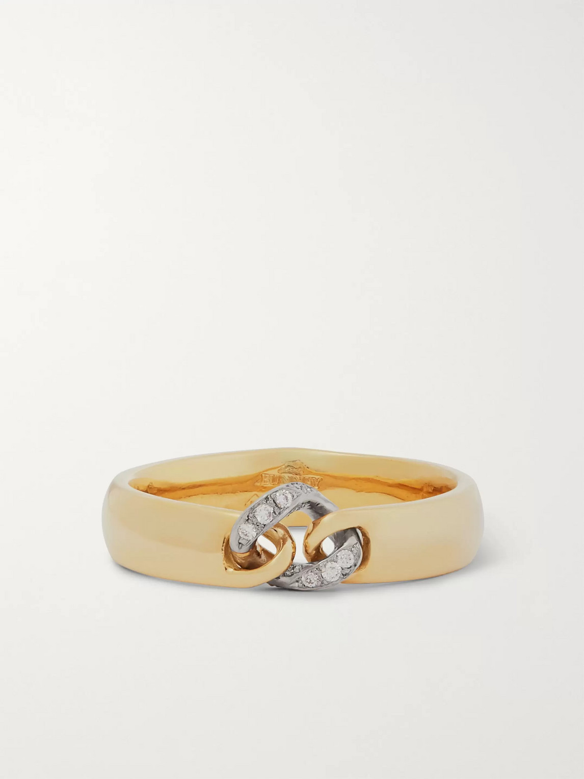 Bunney 18-karat Yellow And White Gold Diamond Ring