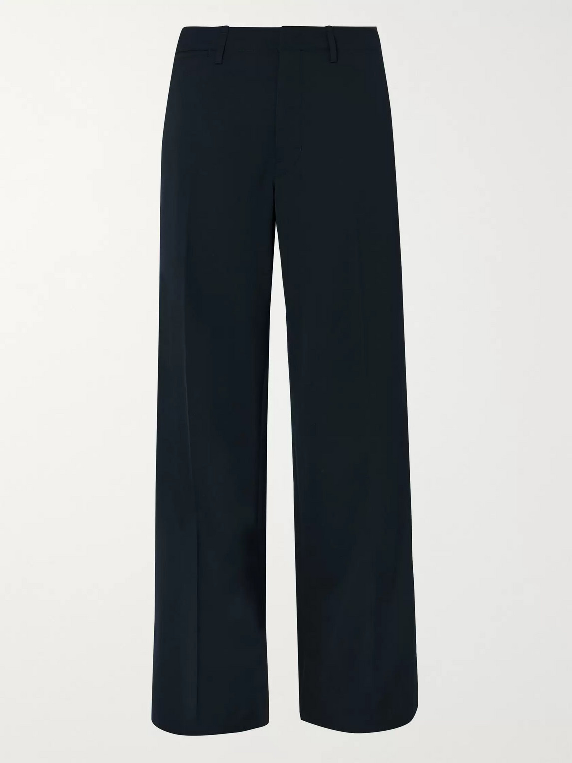 Lemaire Wide-leg Twill Trousers In Gray
