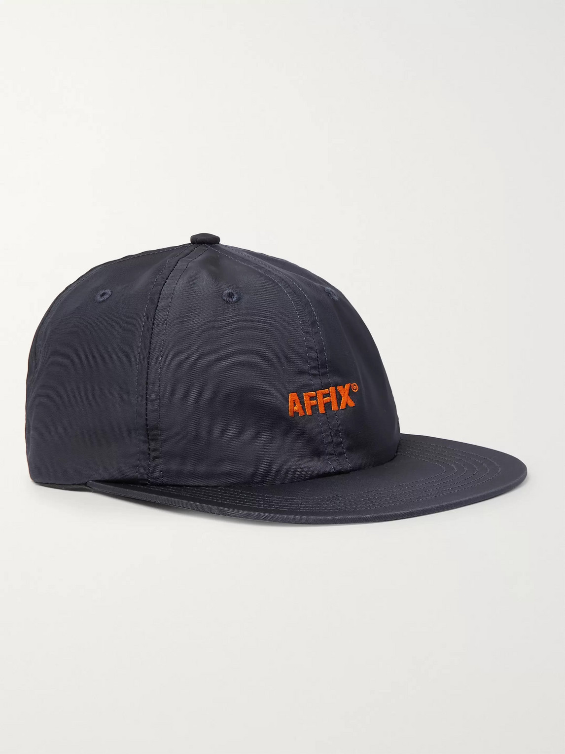 Affix Logo-embroidered Shell Baseball Cap In Blue
