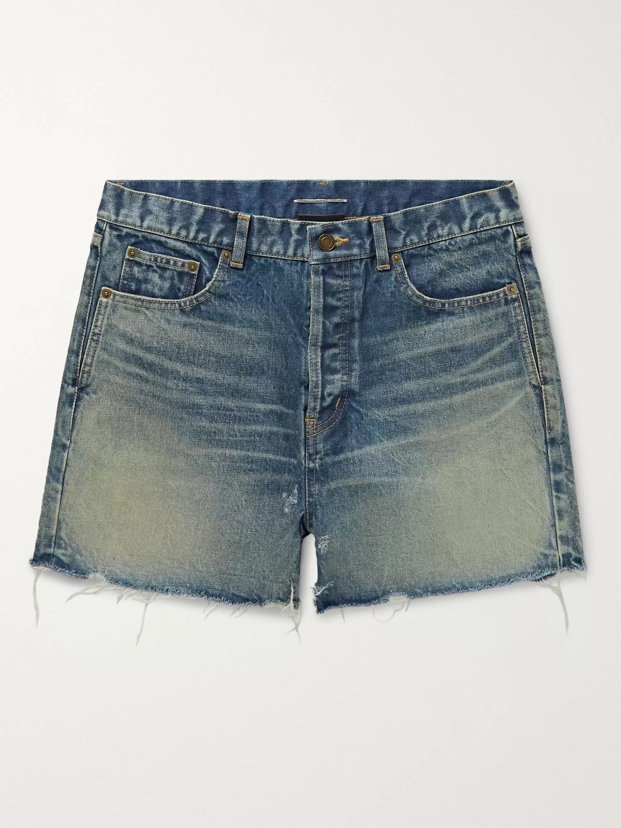Saint Laurent Denim Shorts Hot Sale, UP TO 51% OFF | www.rupit.com
