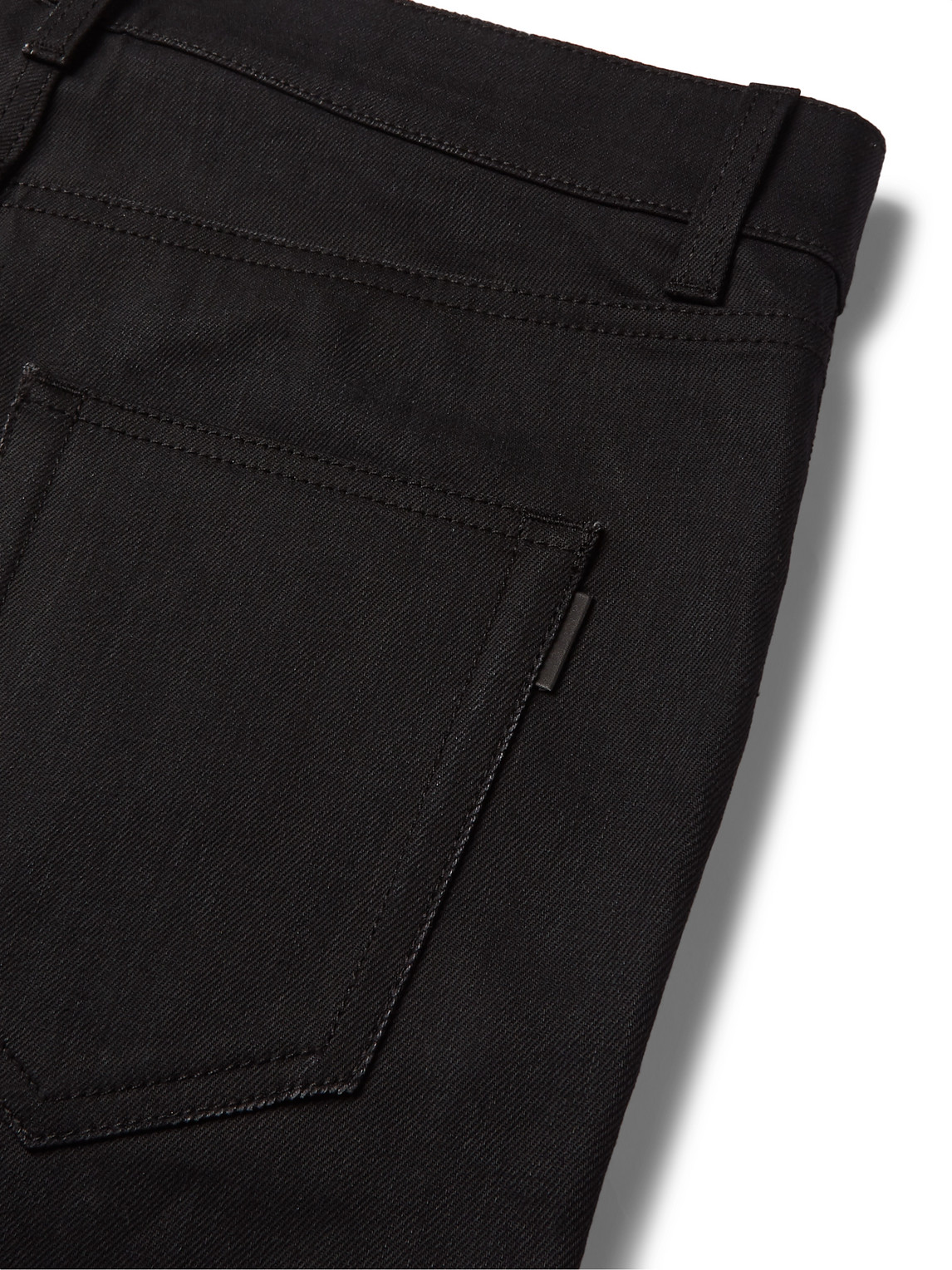 Shop Saint Laurent Skinny-fit Denim Jeans In Black