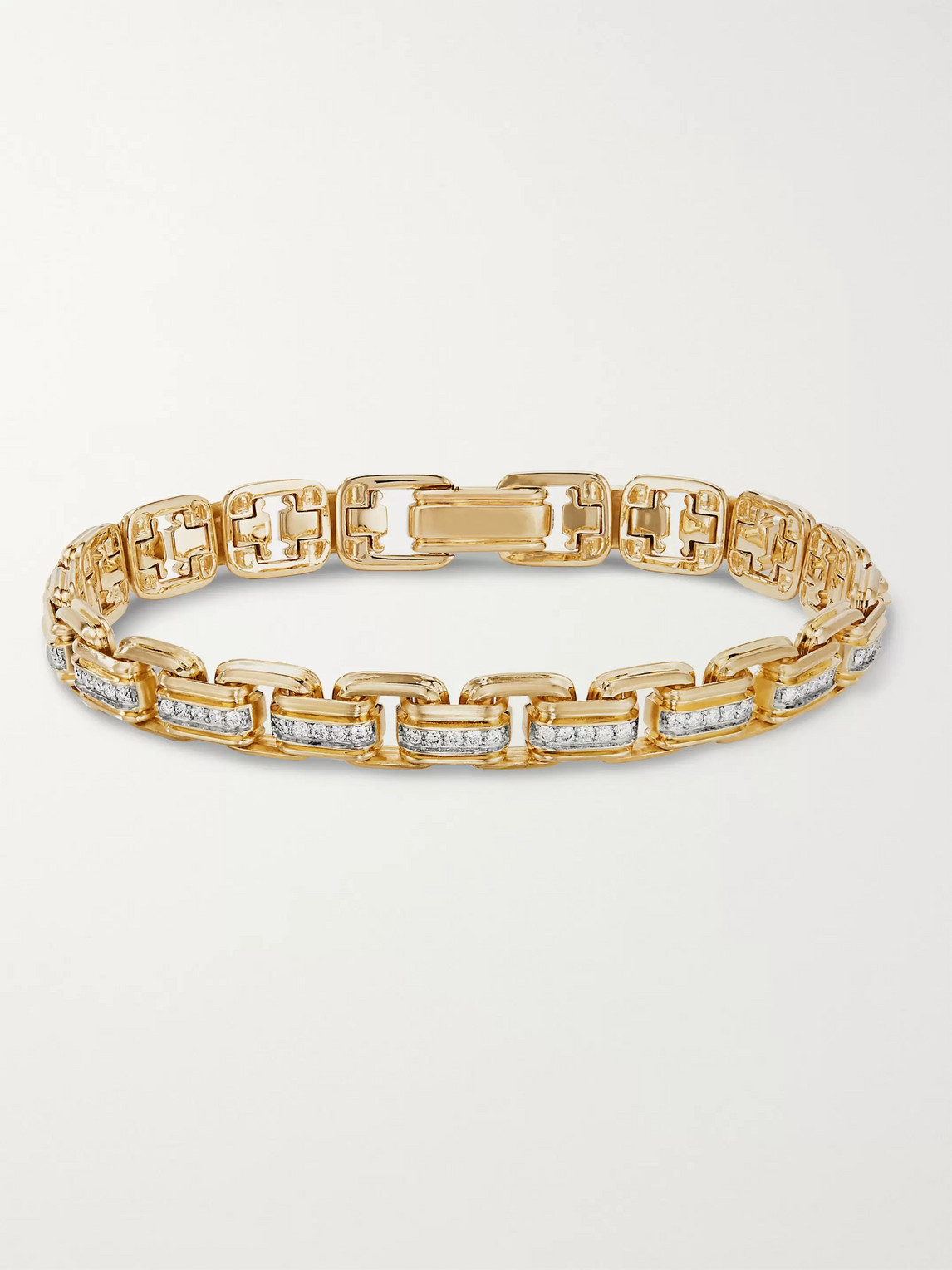 David Yurman 18-karat Gold Diamond Bracelet