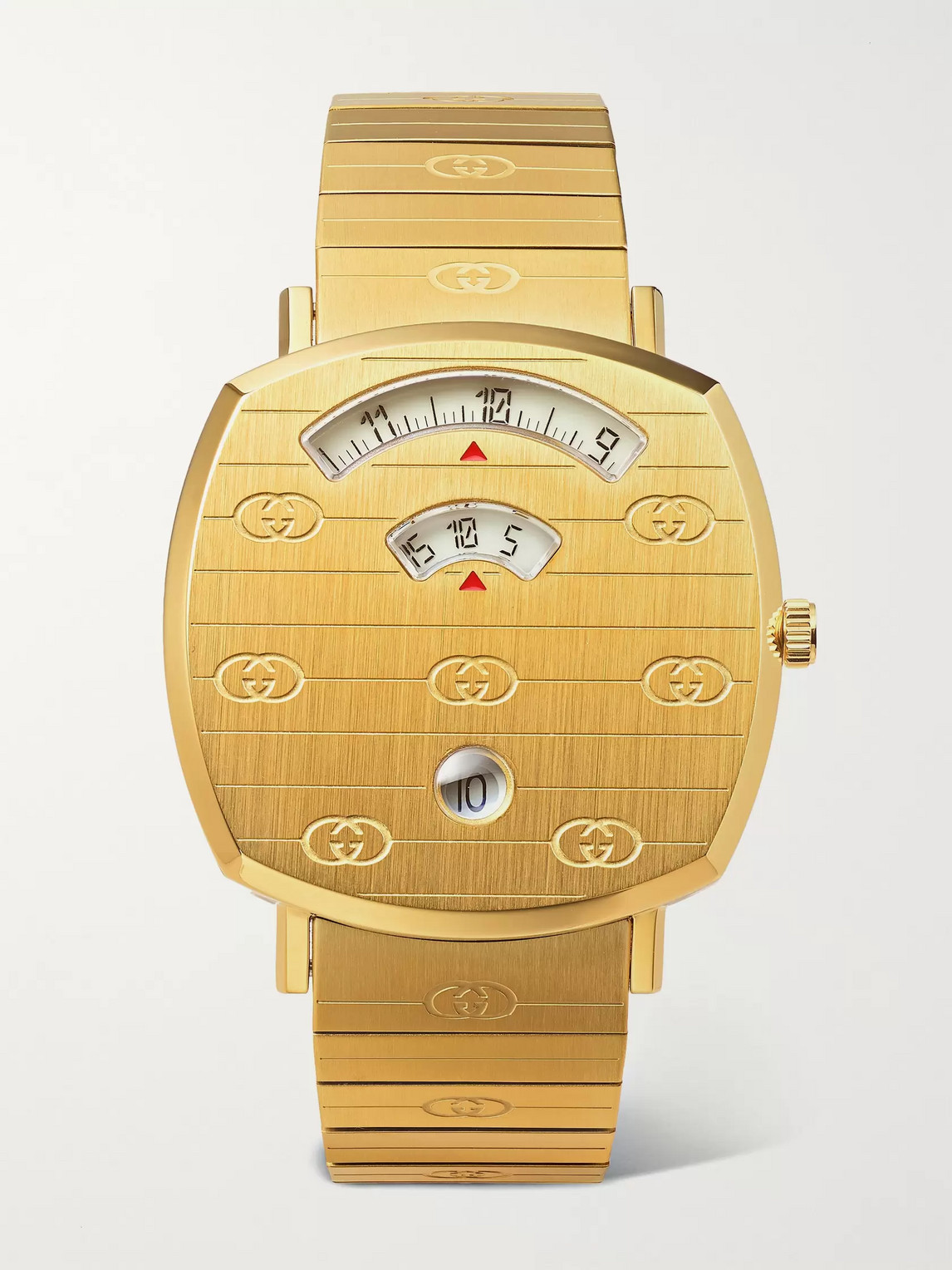 Gucci Grip 38mm Gold-tone Pvd-coated Watch