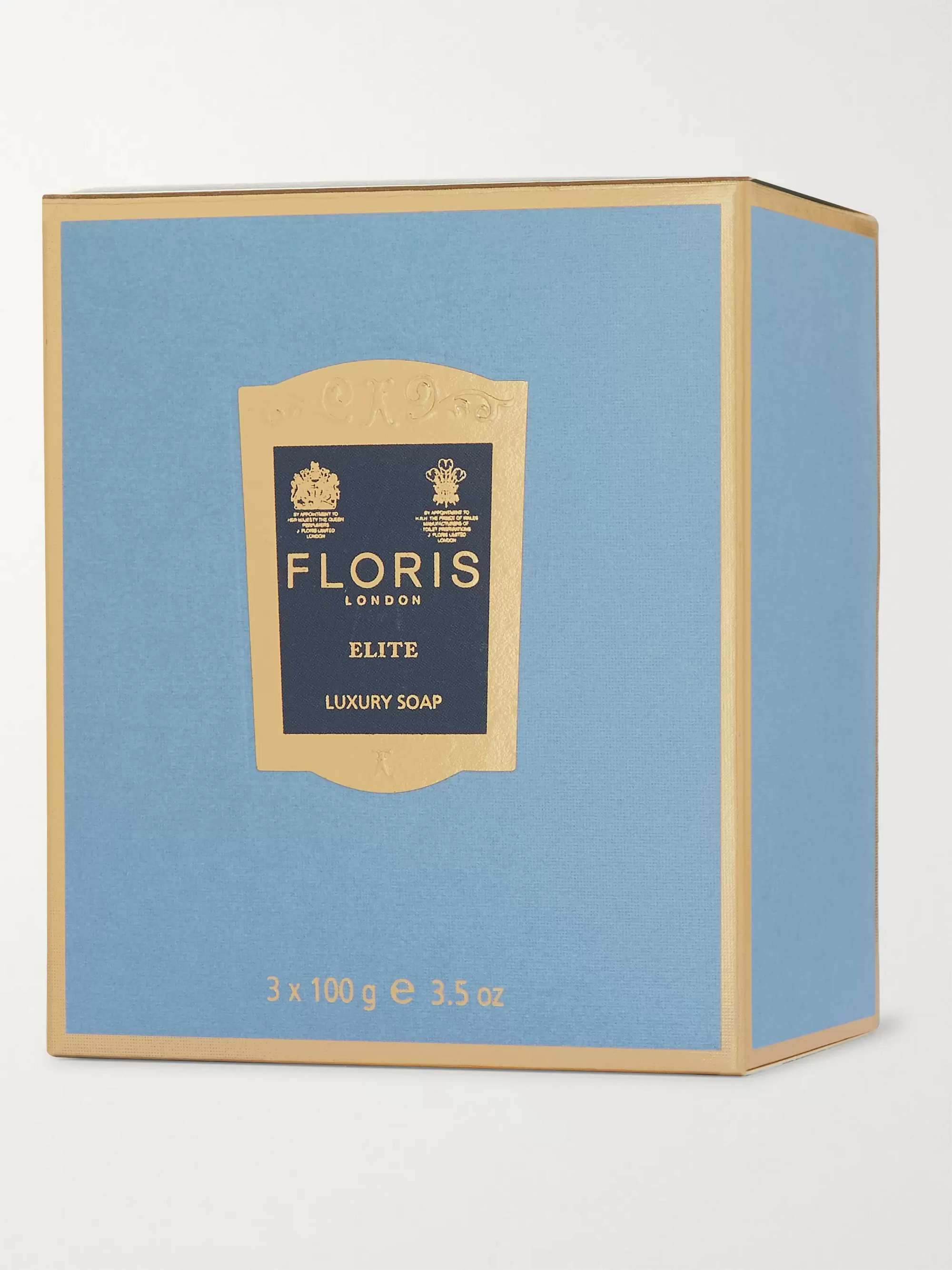 Floris London Elite Three-Pack Scented Soaps