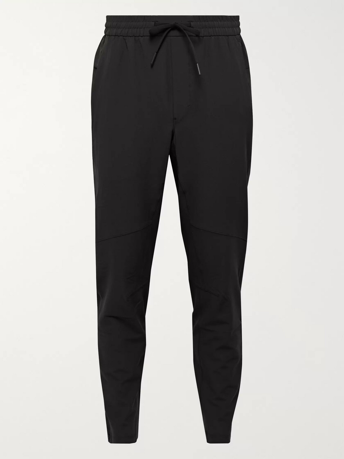 Lululemon License To Train Slim-fit Tapered Glyde Sweatpants In Black