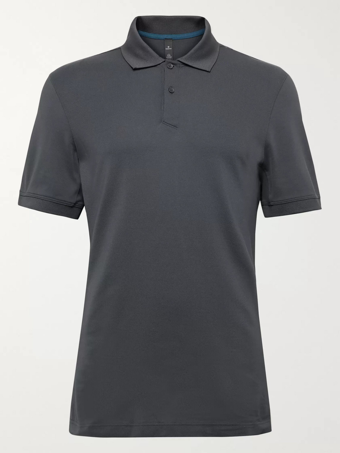 Lululemon Stretch Pima Cotton-blend Piqué Golf Polo Shirt In Grey