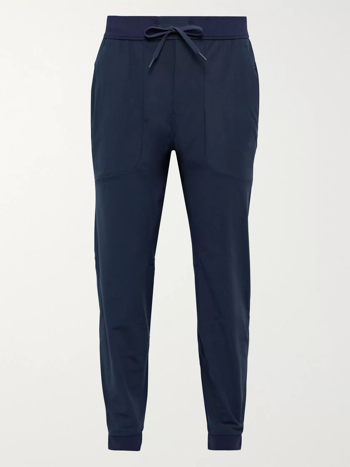 Lululemon Abc Tapered Warpstreme Drawstring Trousers In Blue
