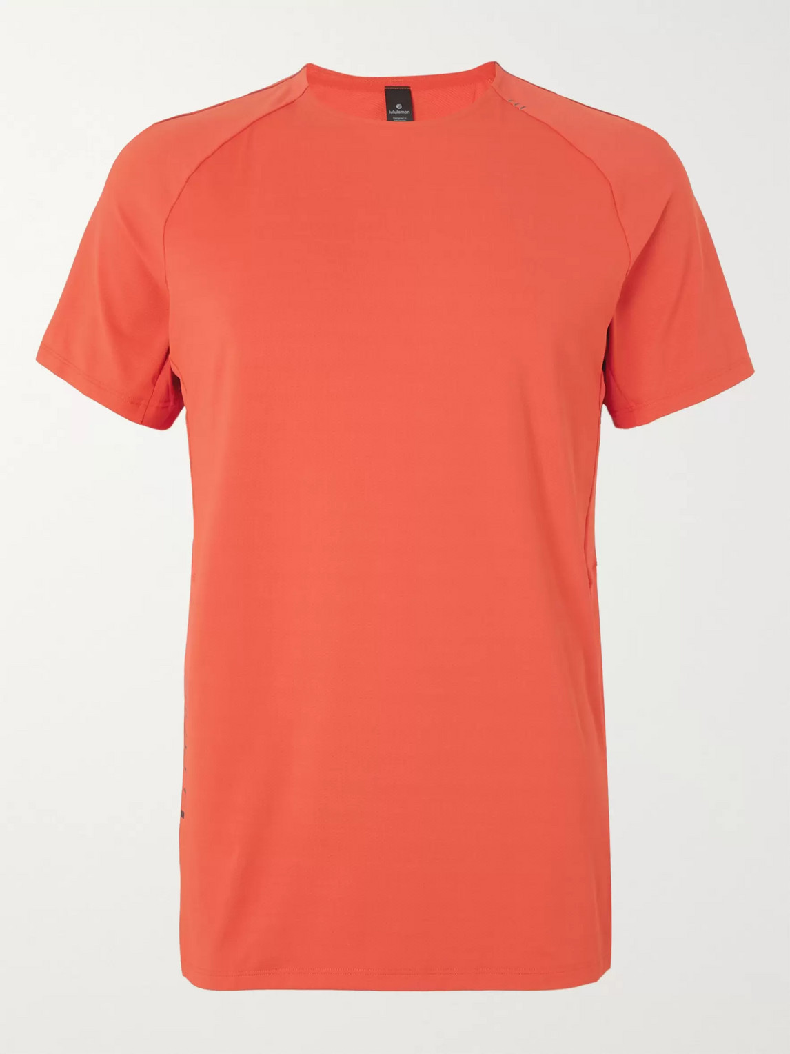 Lululemon Pulse Motivation Stretch-mesh T-shirt In Red