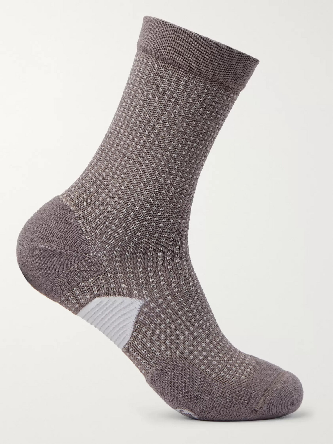 Lululemon T.h.e. Stretch-knit Crew Socks In Gray