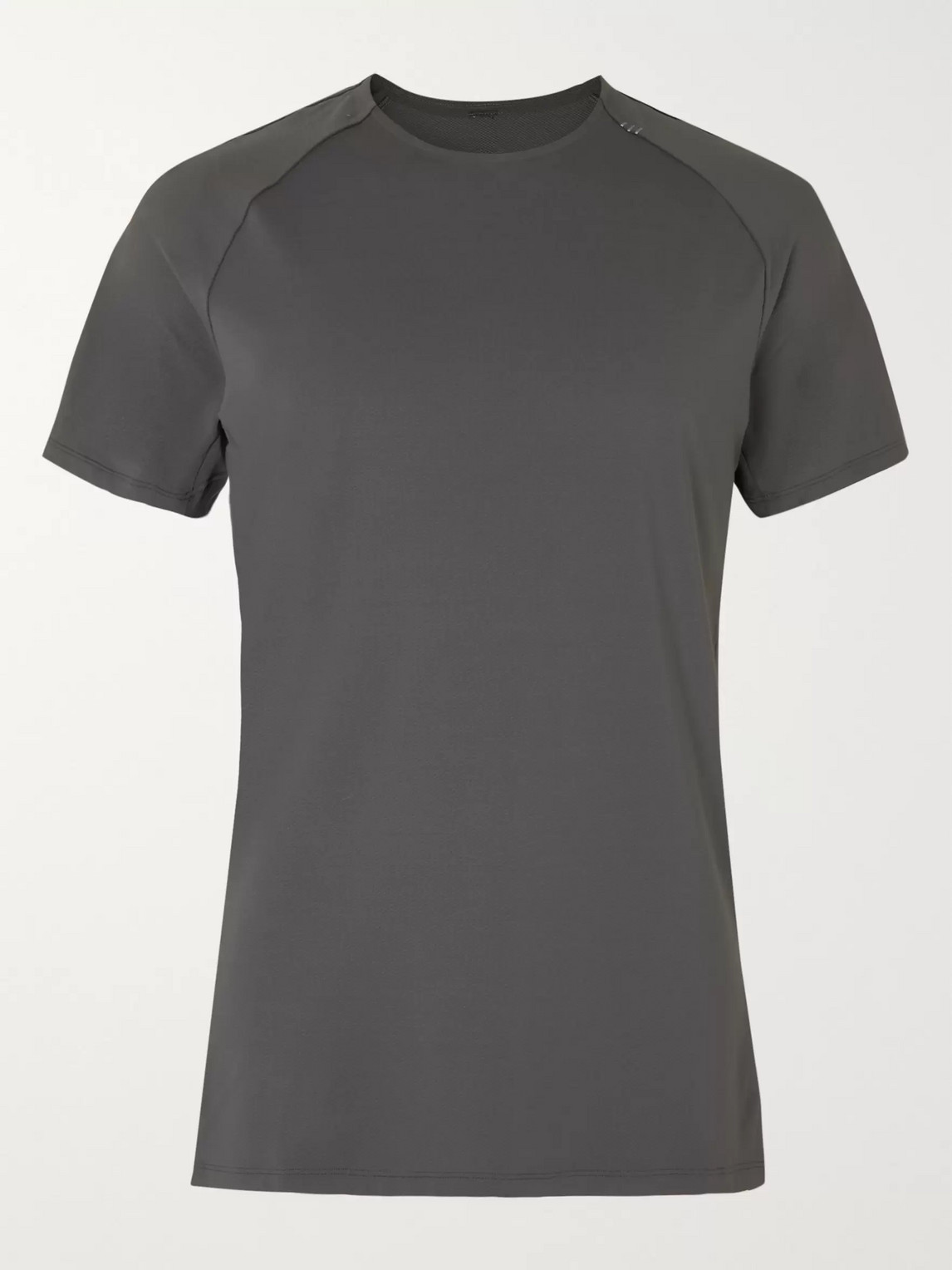 Lululemon Pulse Motivation Stretch-mesh T-shirt In Grey