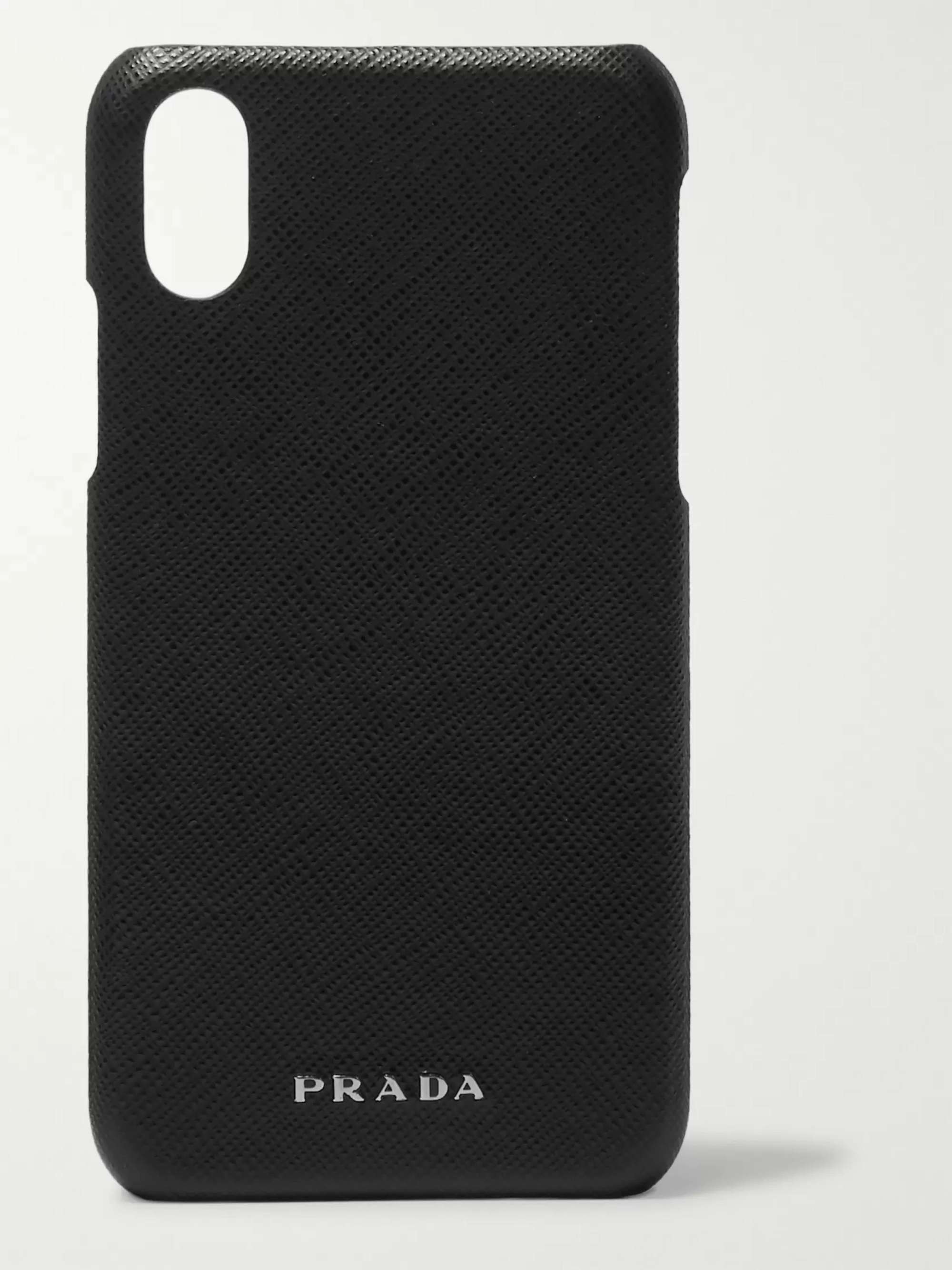 PRADA Saffiano Leather iPhone XS Case