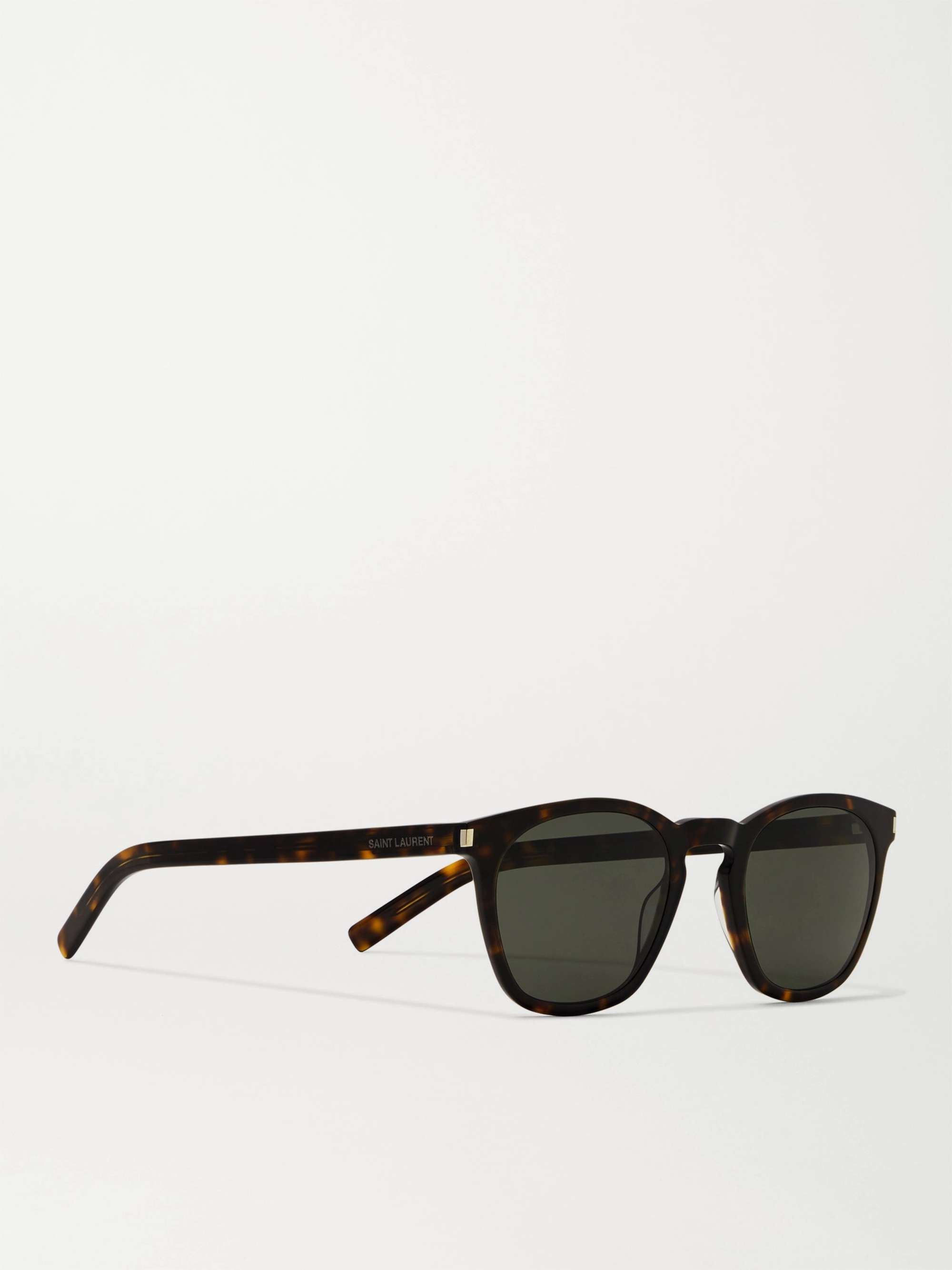 SAINT LAURENT D-Frame Tortoiseshell Acetate Sunglasses