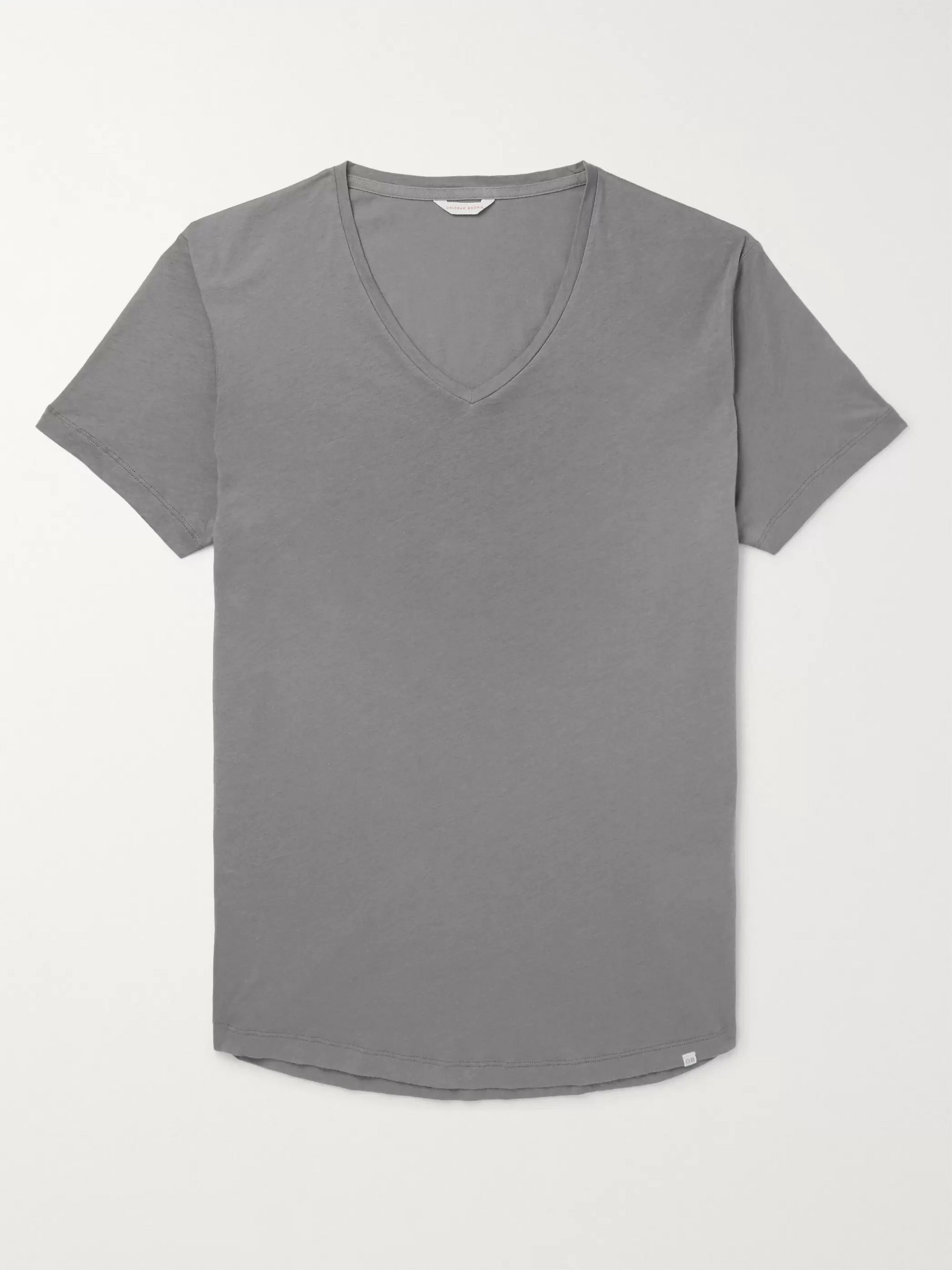 T Shirt Herren Kurzarm Freizeit Print Druck Motiv V-Neck Polo T-Shirt RN-6829 
