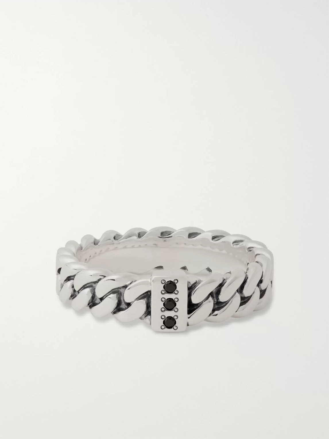 TOM WOOD STERLING SILVER SPINEL RING