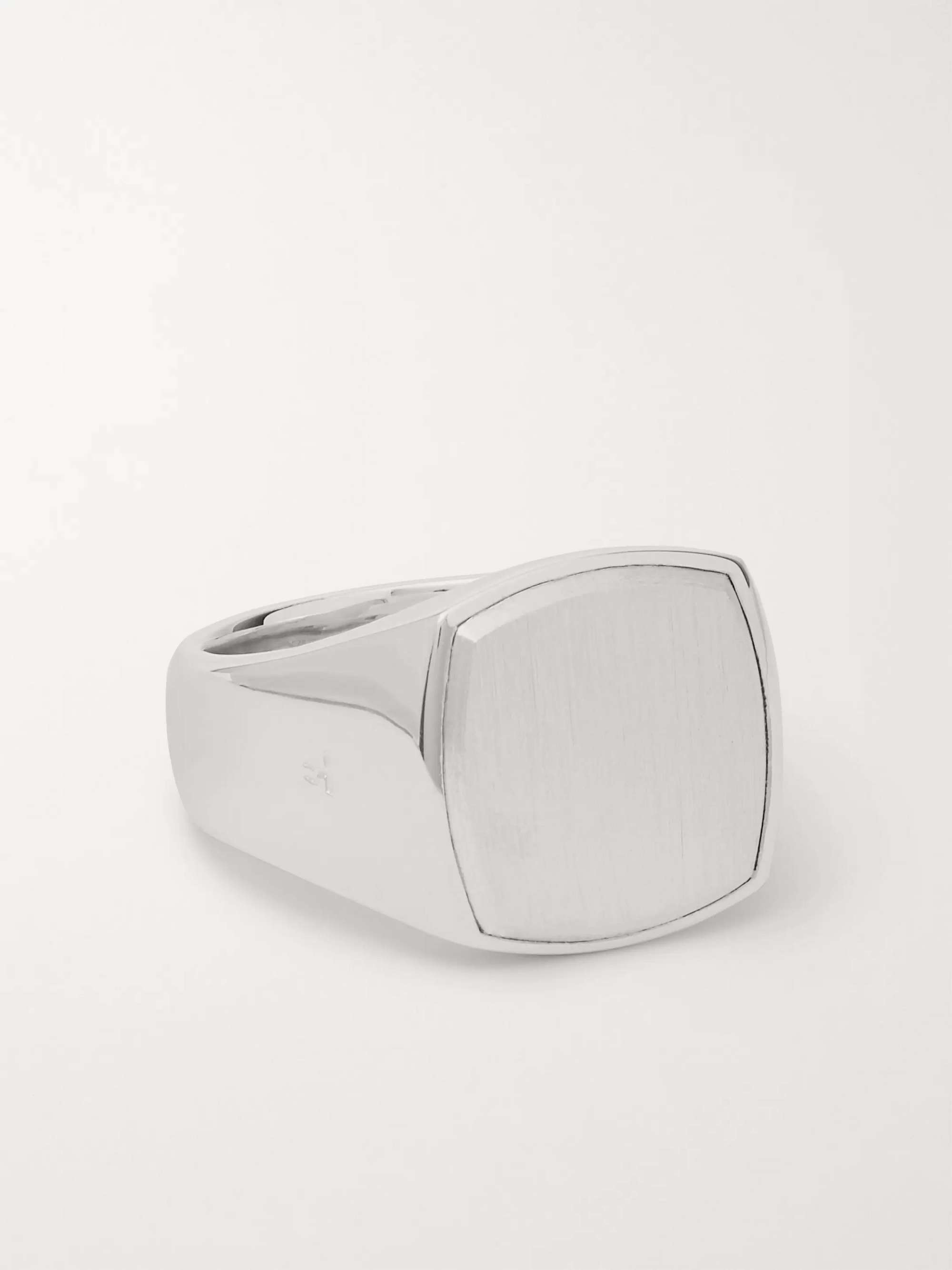 TOM WOOD Cushion Sterling Silver Ring