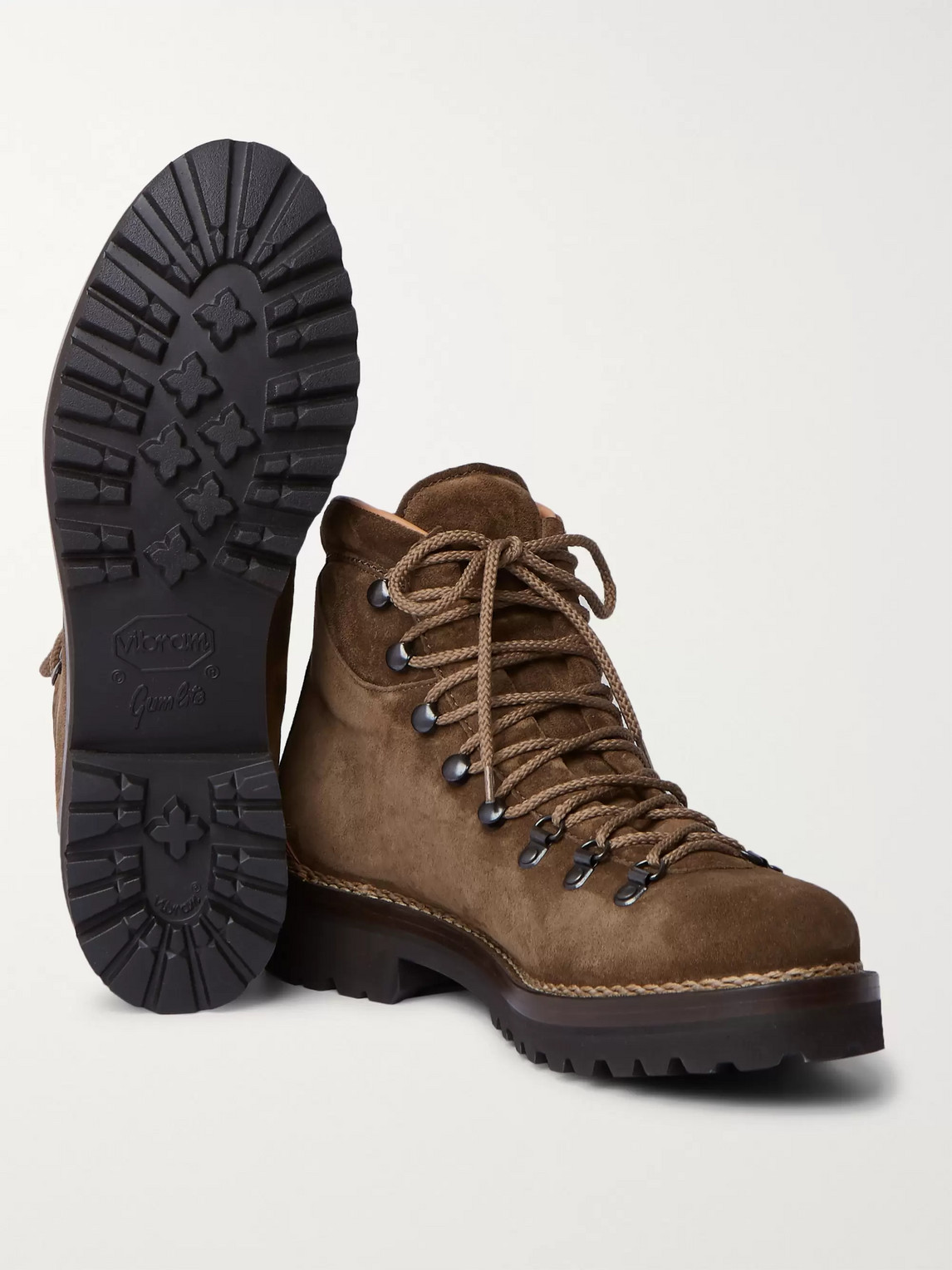 Shop Ralph Lauren Suede Boots In Brown