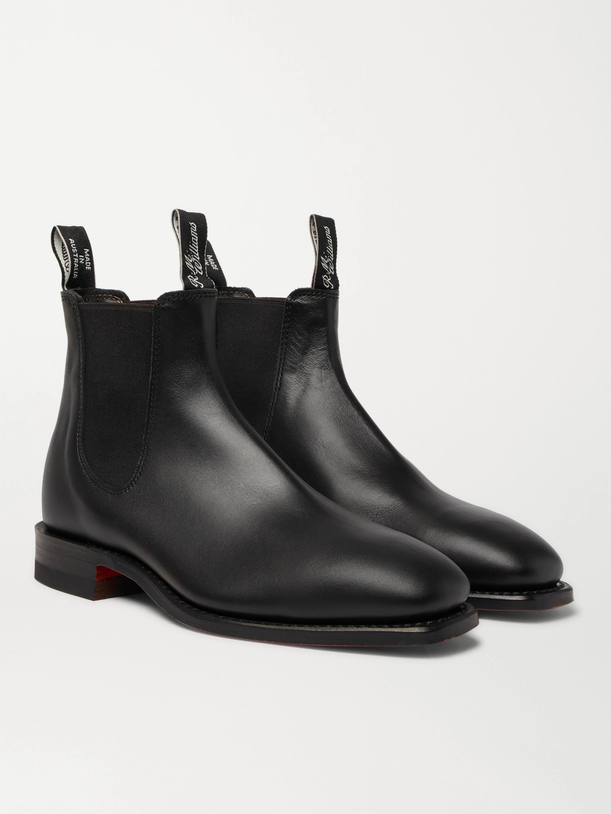 rm williams black chelsea boots
