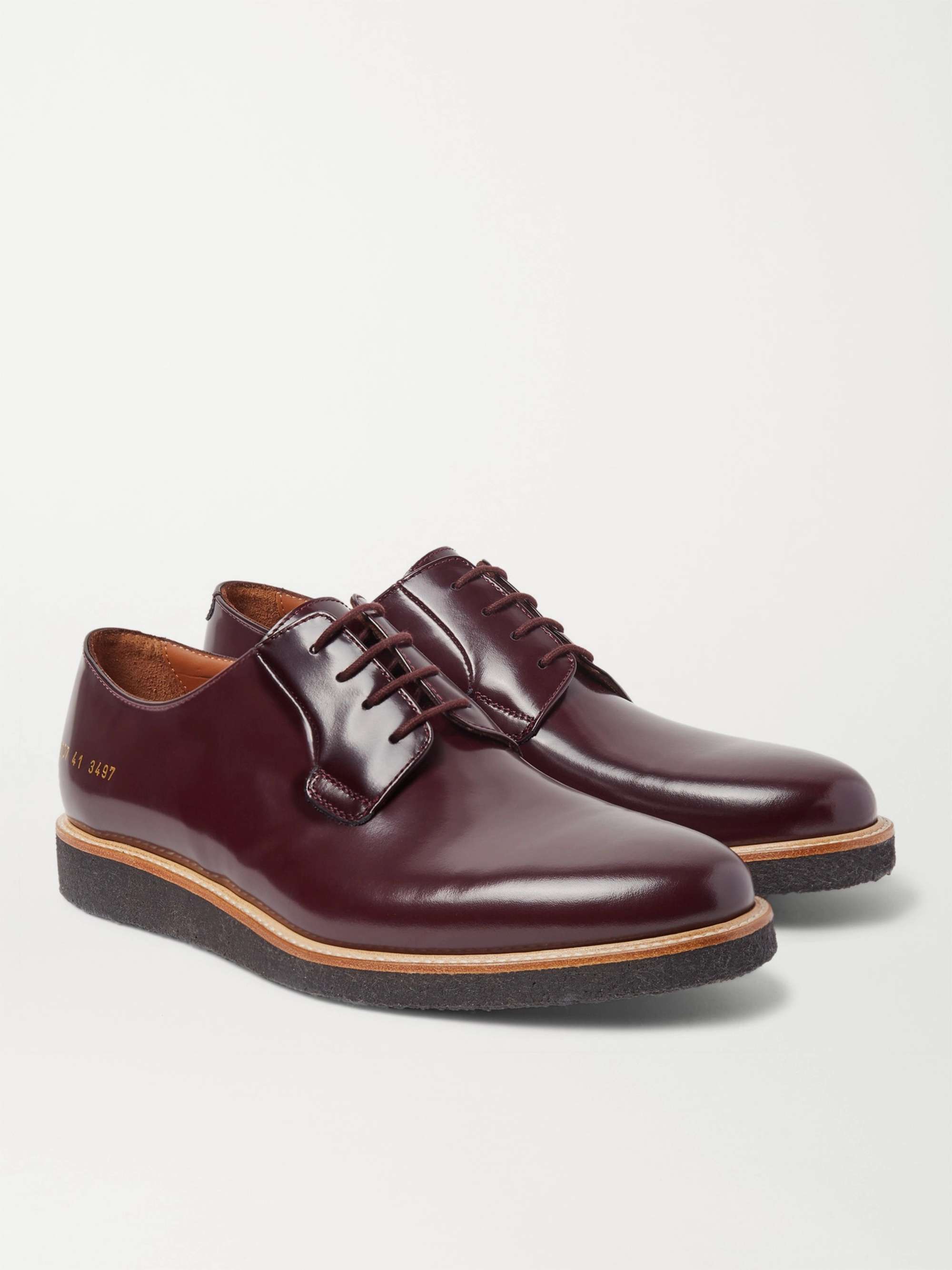 COMMON PROJECTS Polished-Leather Derby Shoes