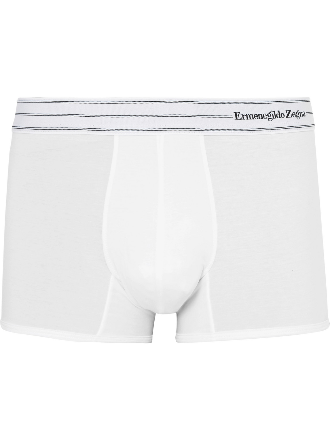 Ermenegildo Zegna Stretch-cotton Boxer Briefs In White