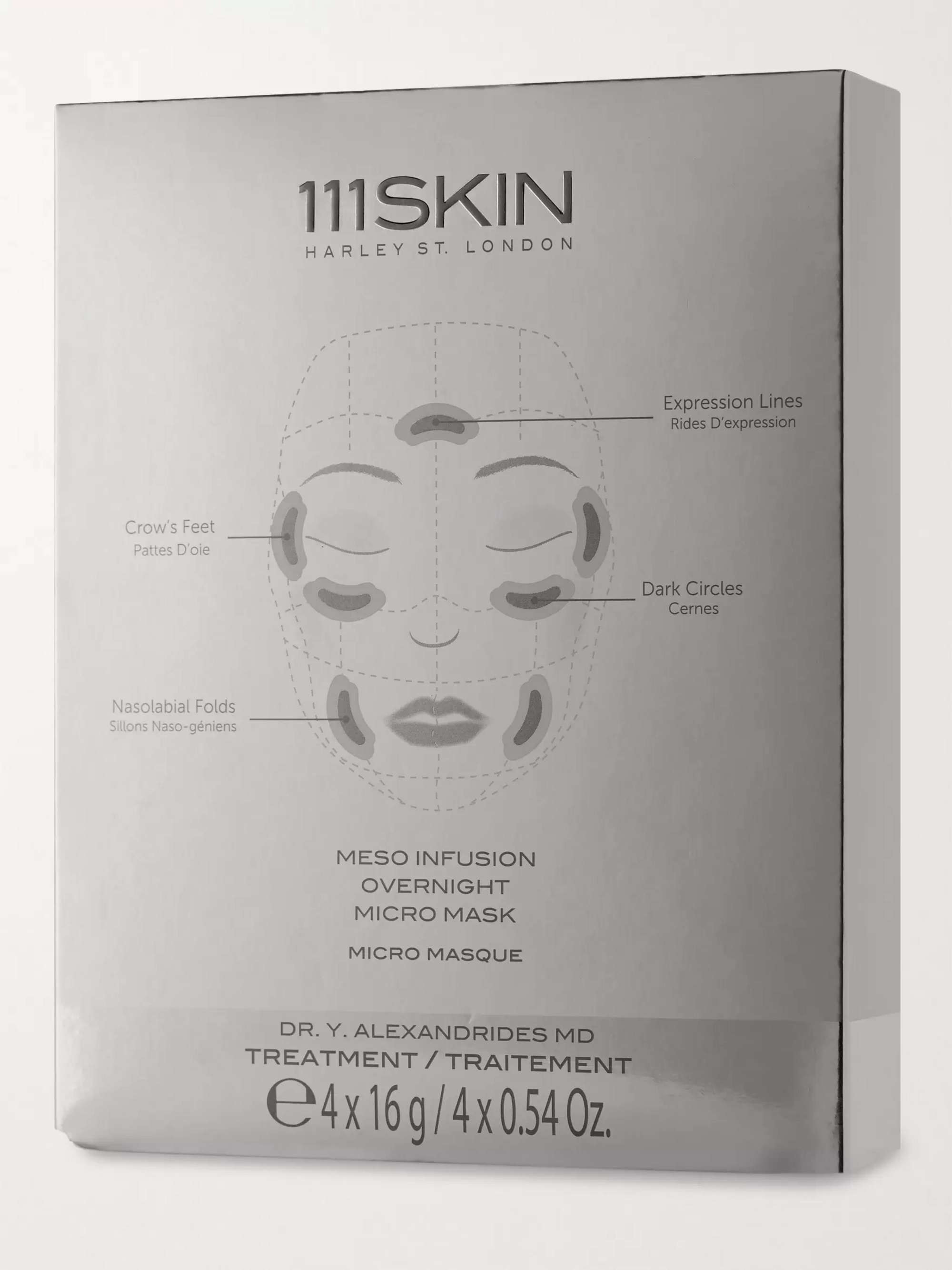 111SKIN Meso Infusion Overnight Micro Mask, 4 X 16g