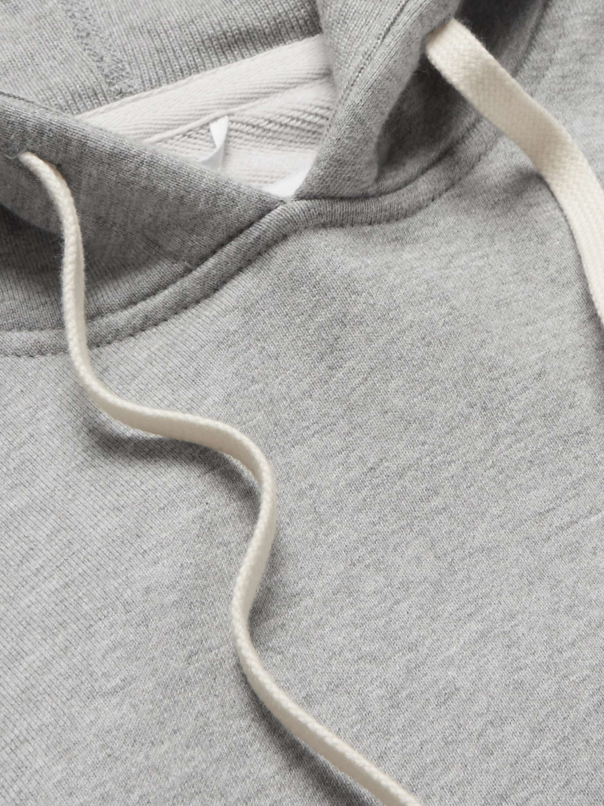 REIGNING CHAMP Loopback Cotton-Jersey Hoodie