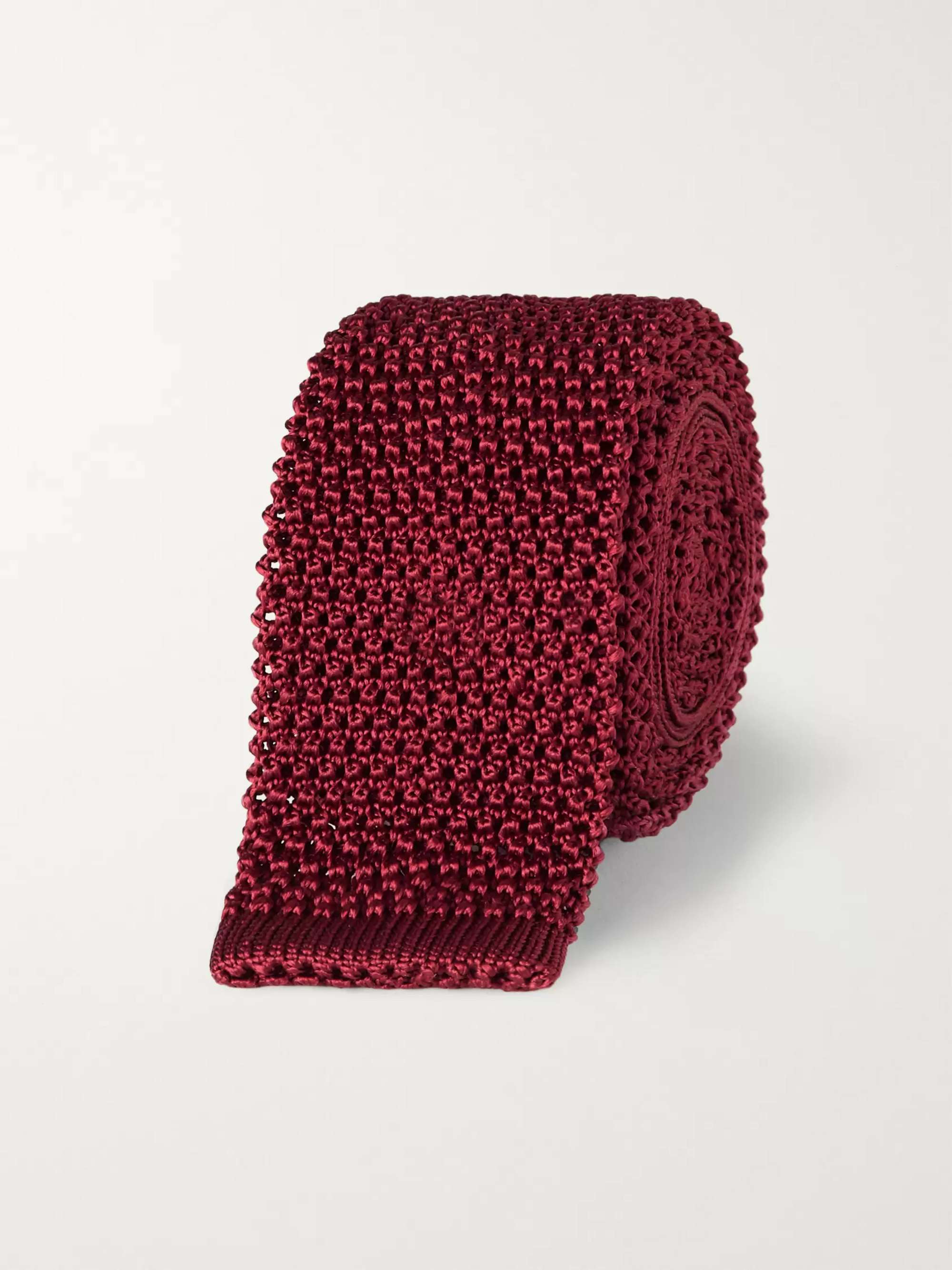 CHARVET Knitted Silk Tie