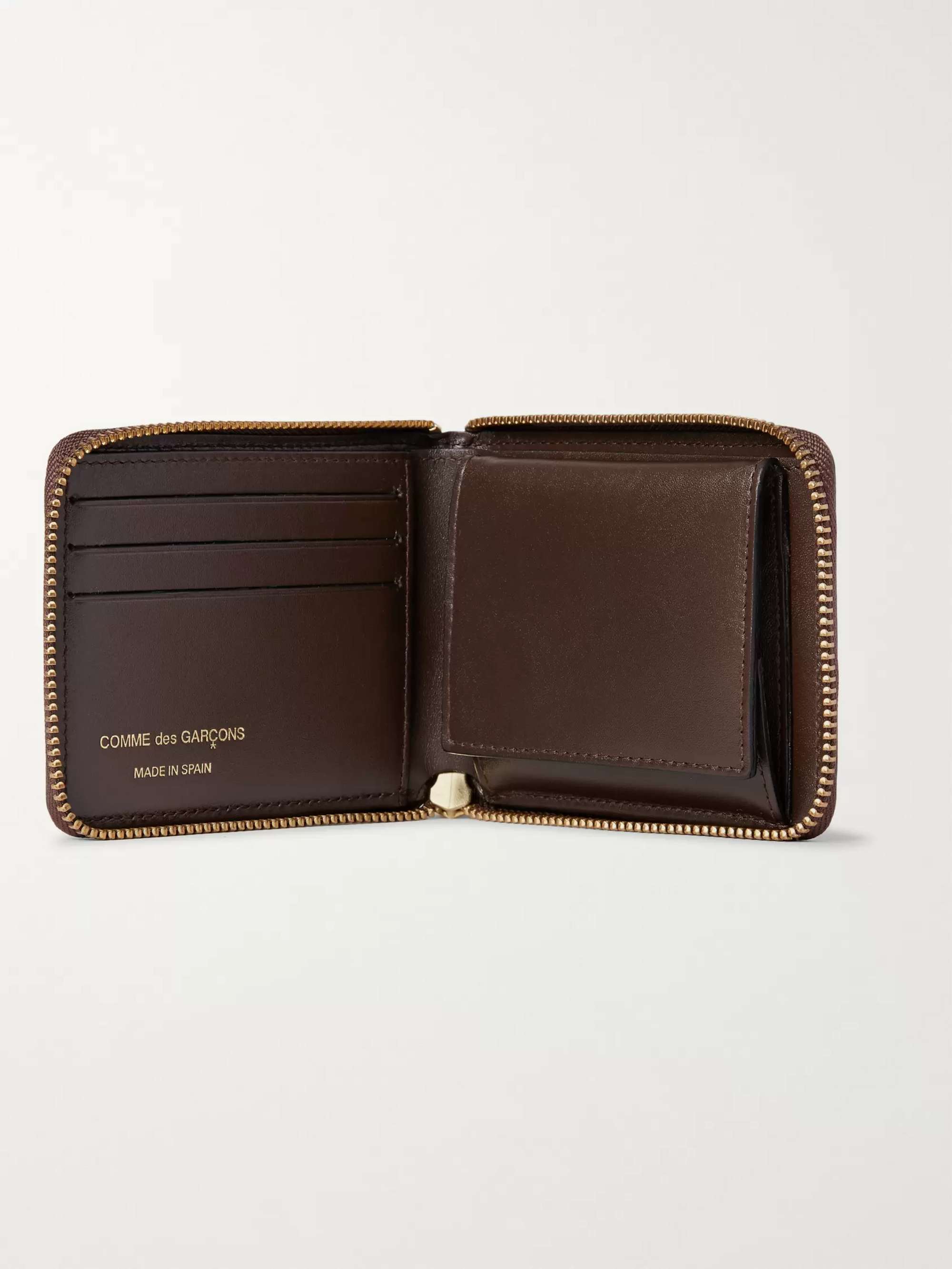 COMME DES GARÇONS Zip-Around Leather Wallet