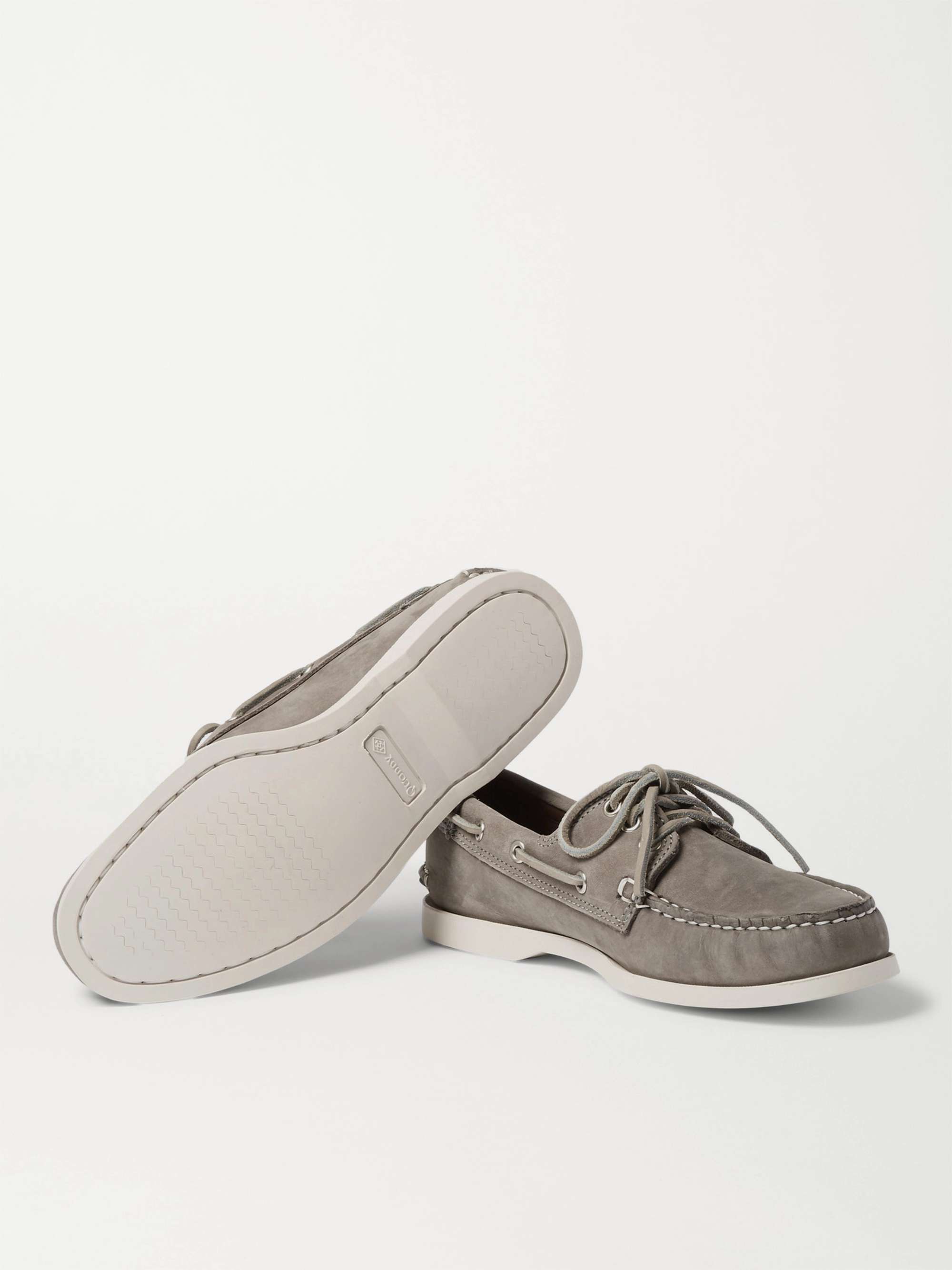 QUODDY Downeast Nubuck Boat Shoes