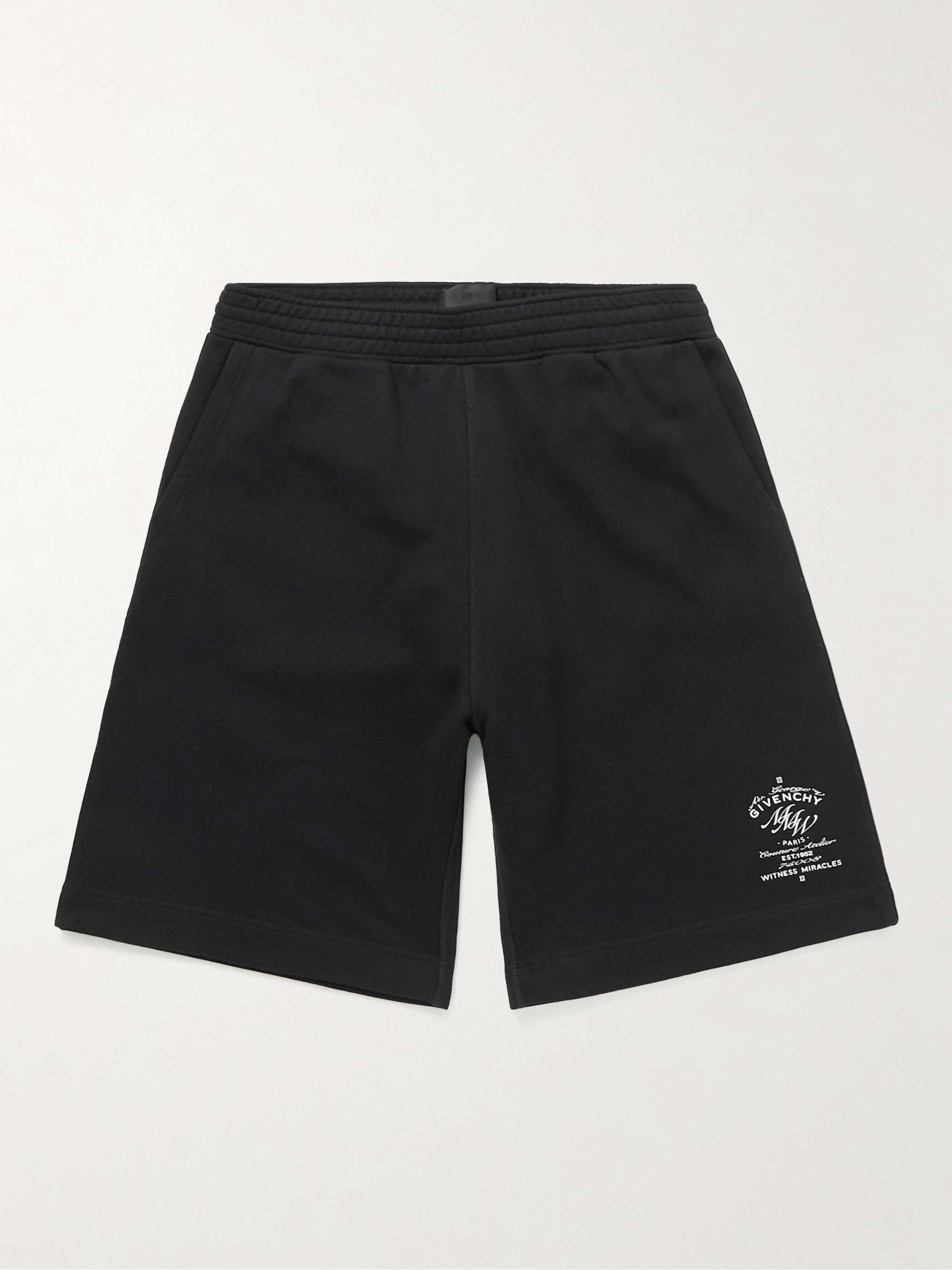 GIVENCHY Logo-Print Cotton-Jersey Shorts