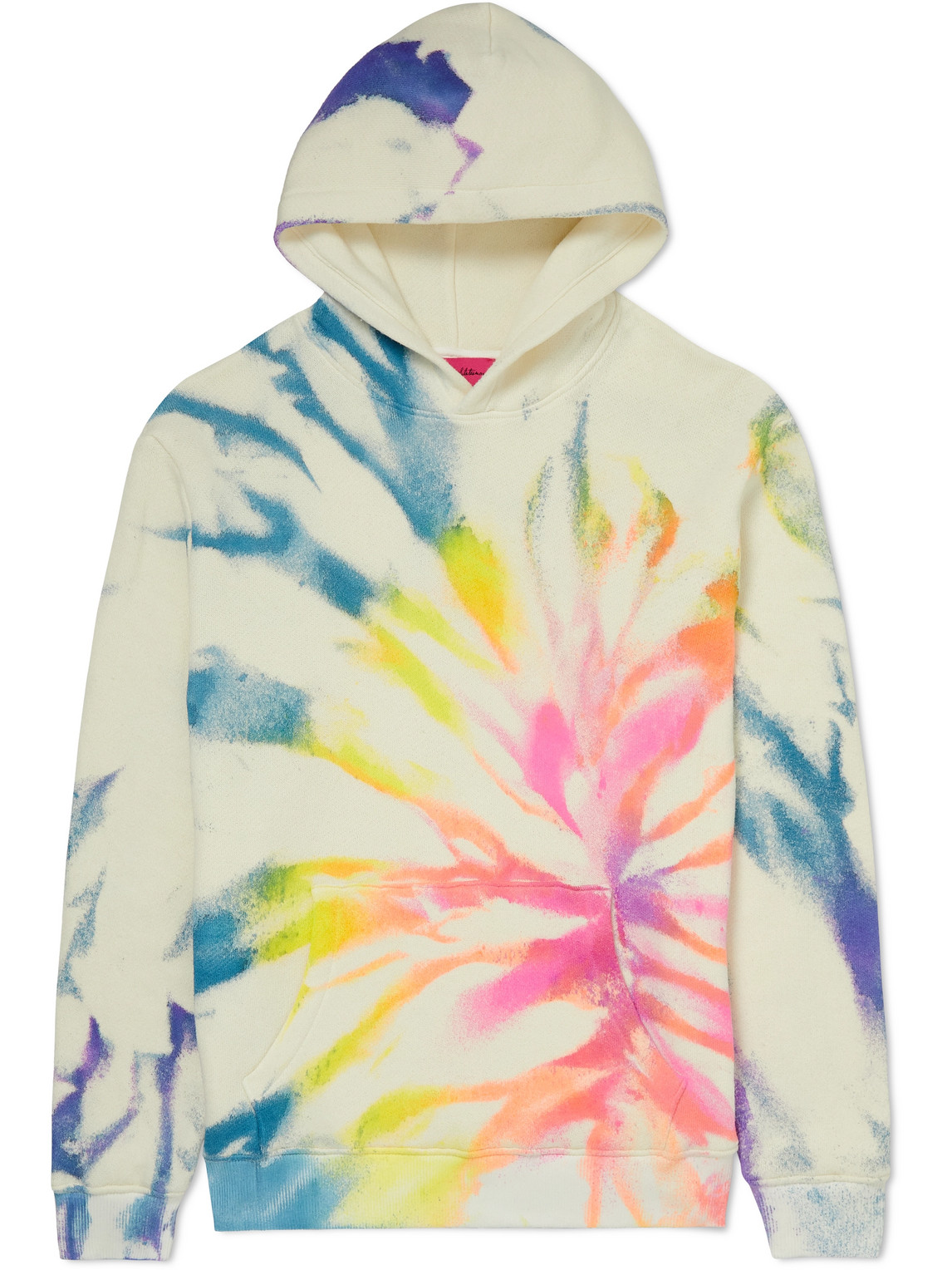 the elder statesman - spinner tie-dyed cotton and cashmere-blend jersey hoodie - men - multi - s