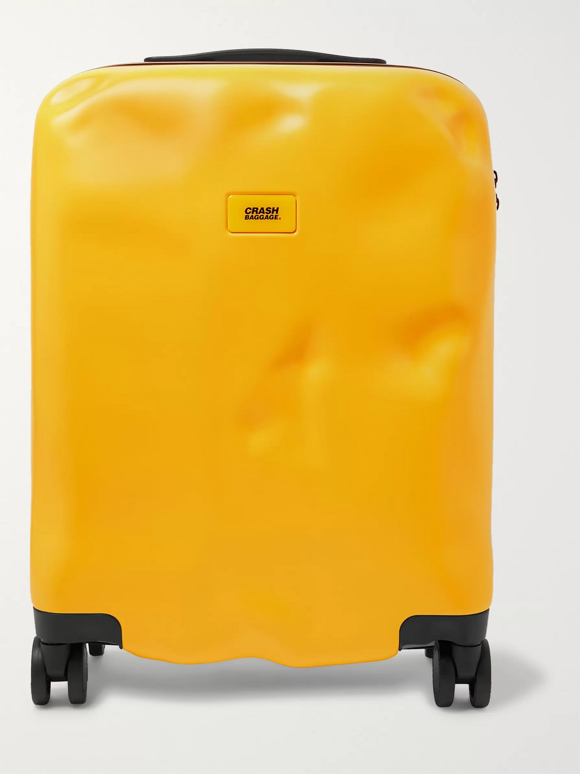 Crash Baggage Icon Cabin Polycarbonate Suitcase In Yellow