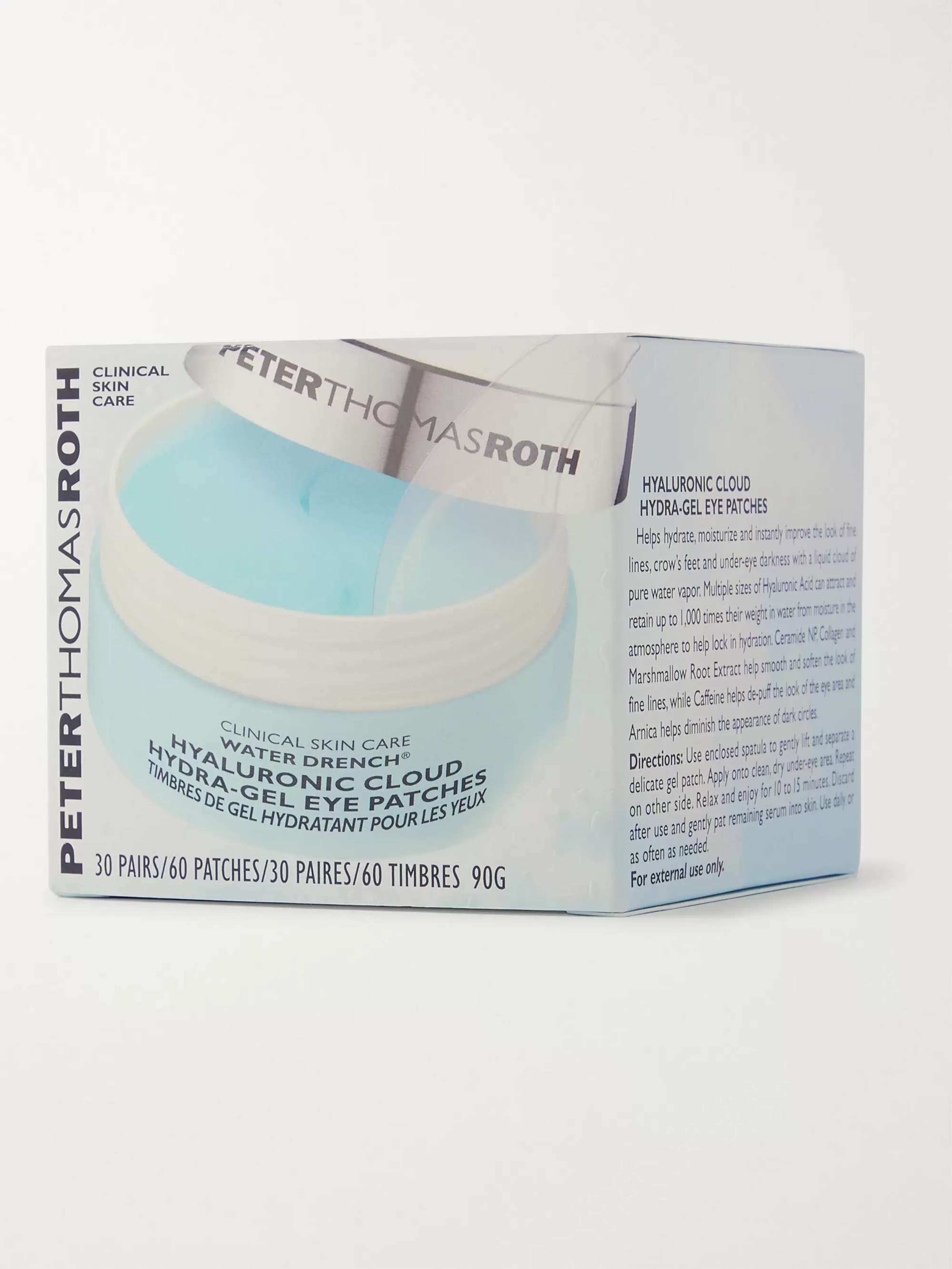 PETER THOMAS ROTH Water Drench Hyaluronic Cloud Hydra-Gel Eye Patches x 30