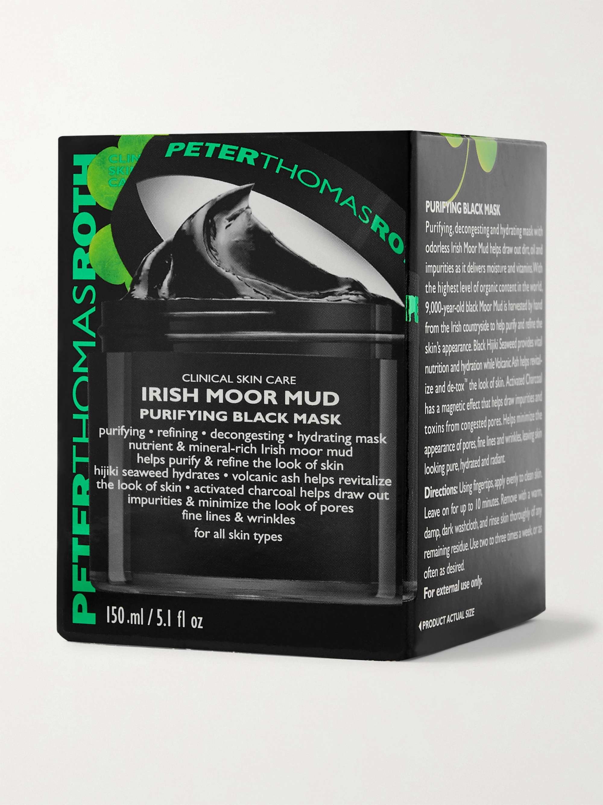 PETER THOMAS ROTH Irish Moor Mud Purifying Black Mask, 150ml