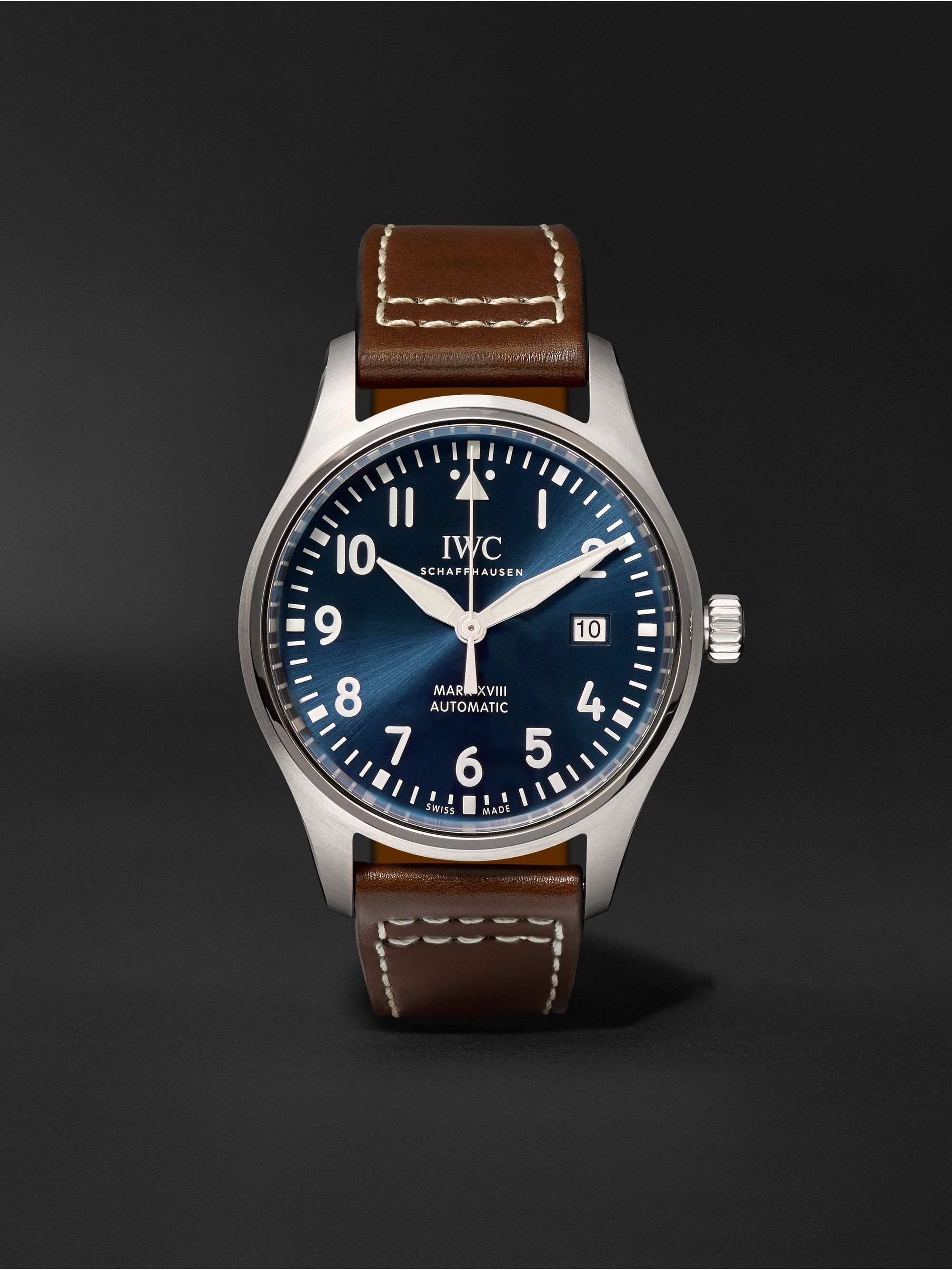 IWC SCHAFFHAUSEN Pilot's Mark XVIII Le Petit Prince Edition Automatic 40mm Stainless Steel and Textile Watch, Ref. No. IW327004