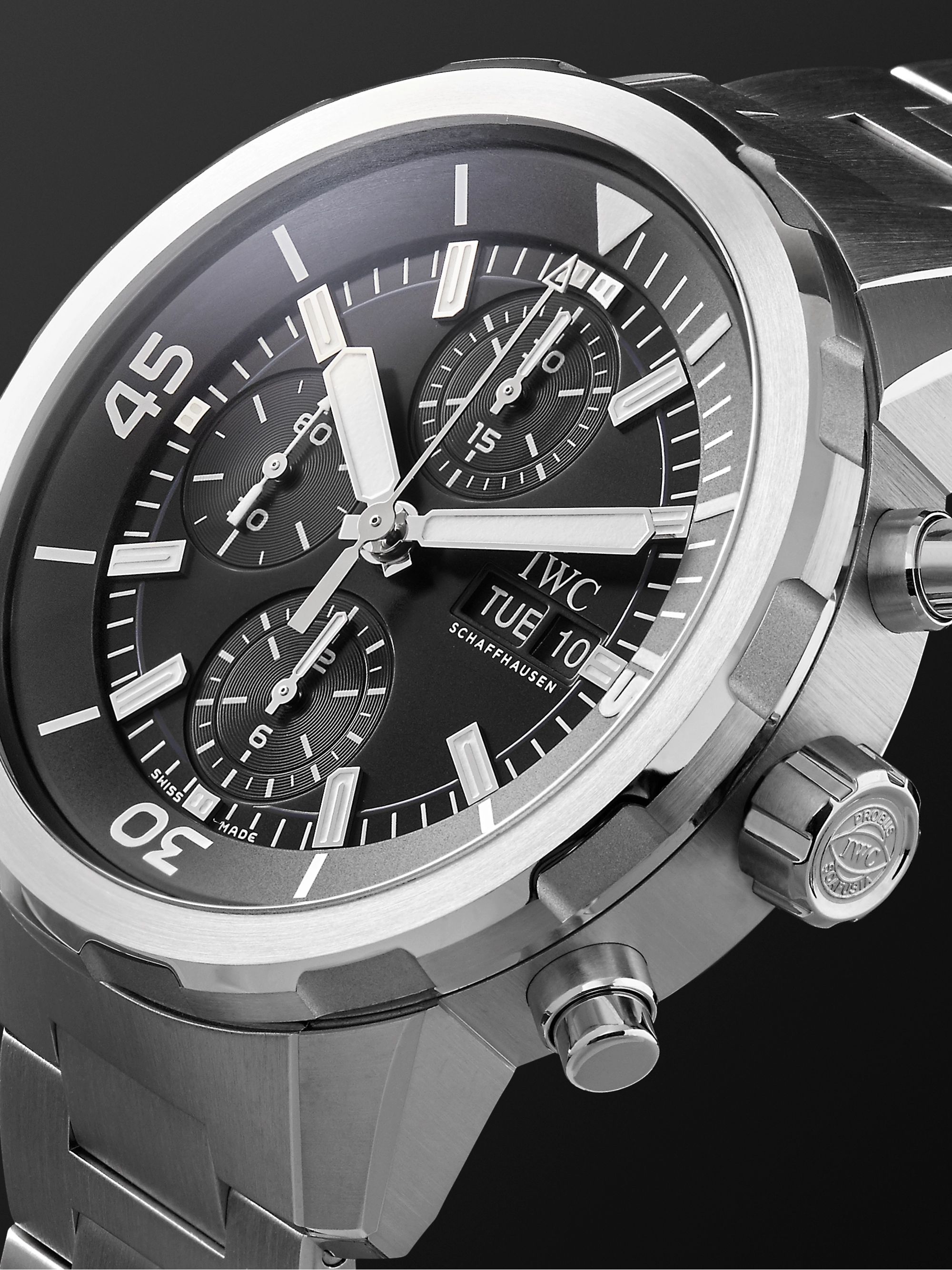 IWC SCHAFFHAUSEN Aquatimer Automatic Chronograph 44mm Stainless Steel Watch, Ref. No. IW376804
