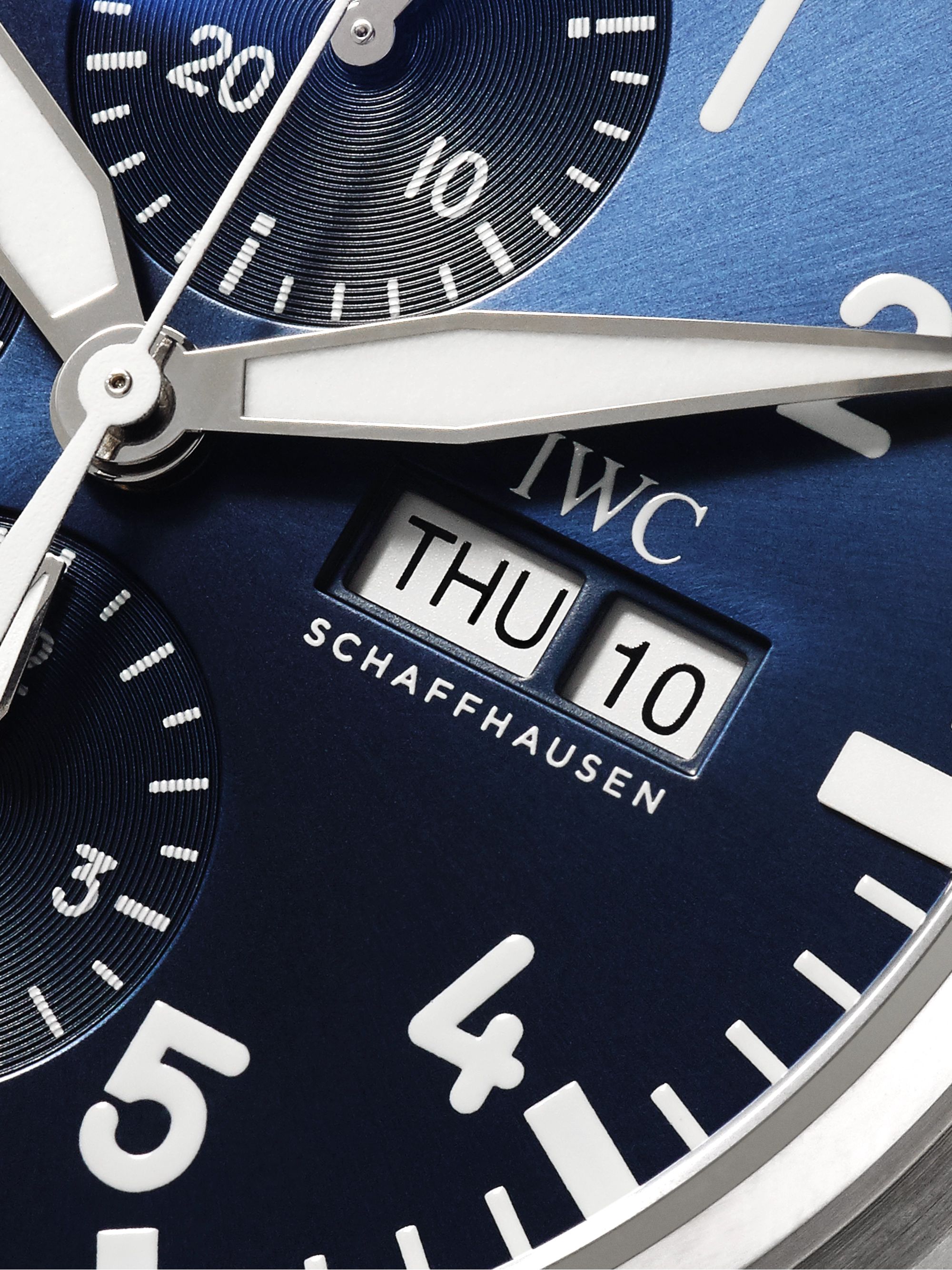 IWC SCHAFFHAUSEN Pilot's Le Petit Prince Edition Chronograph 43mm Stainless Steel Watch, Ref. No. IW377717