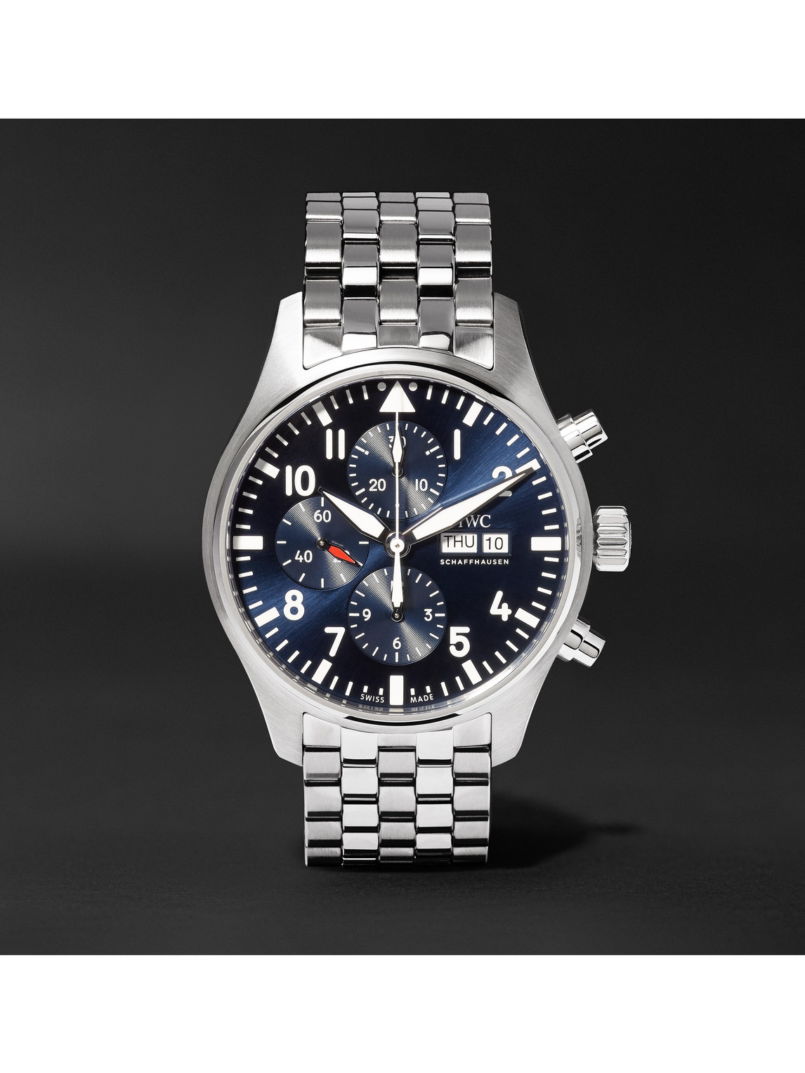 Pilot's Le Petit Prince Edition Chronograph 43mm Stainless Steel Watch, Ref. No. IW377717