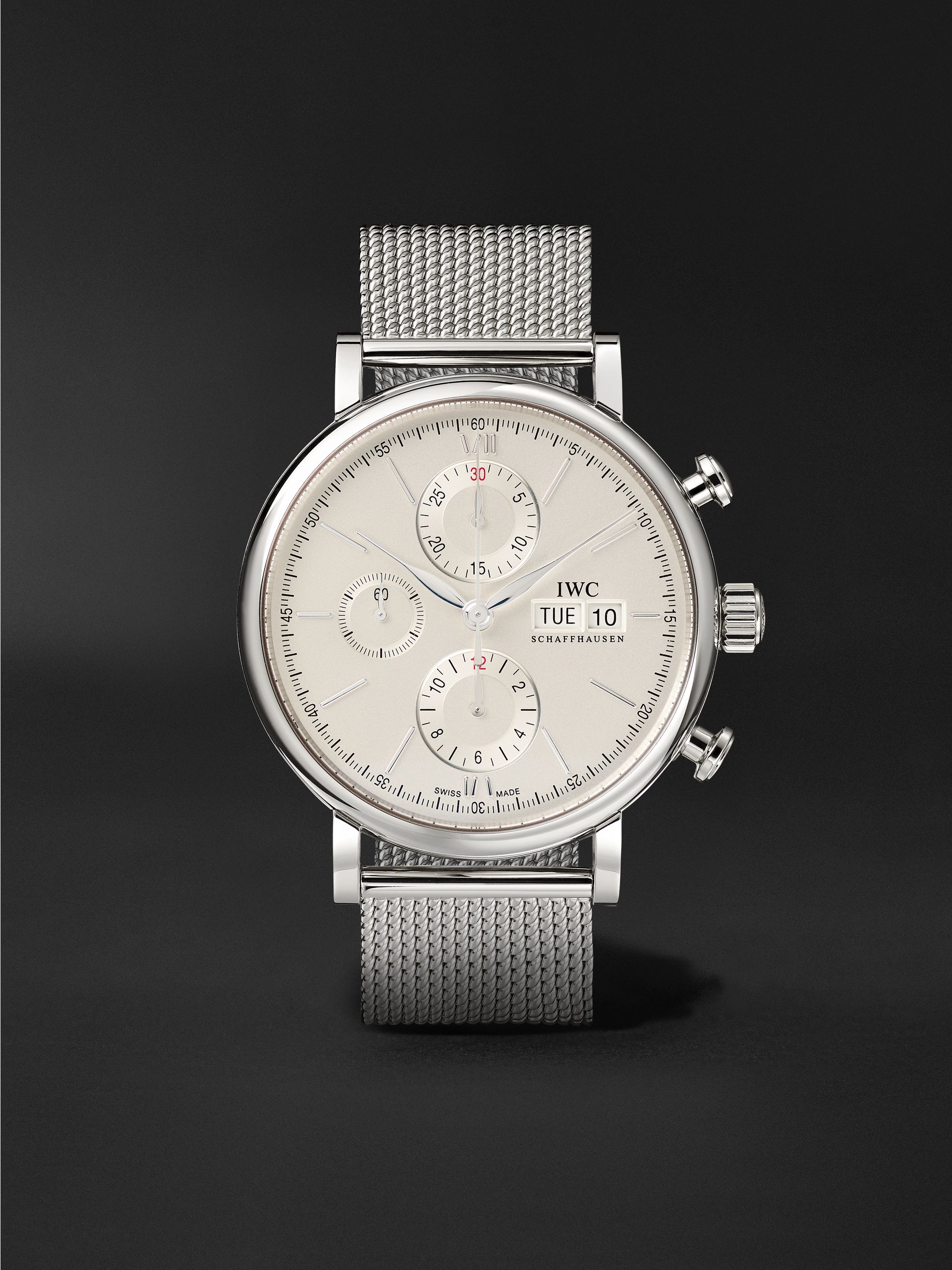 IWC SCHAFFHAUSEN Portofino Automatic Chronograph 42mm Stainless Steel Watch, Ref. No. IW391028