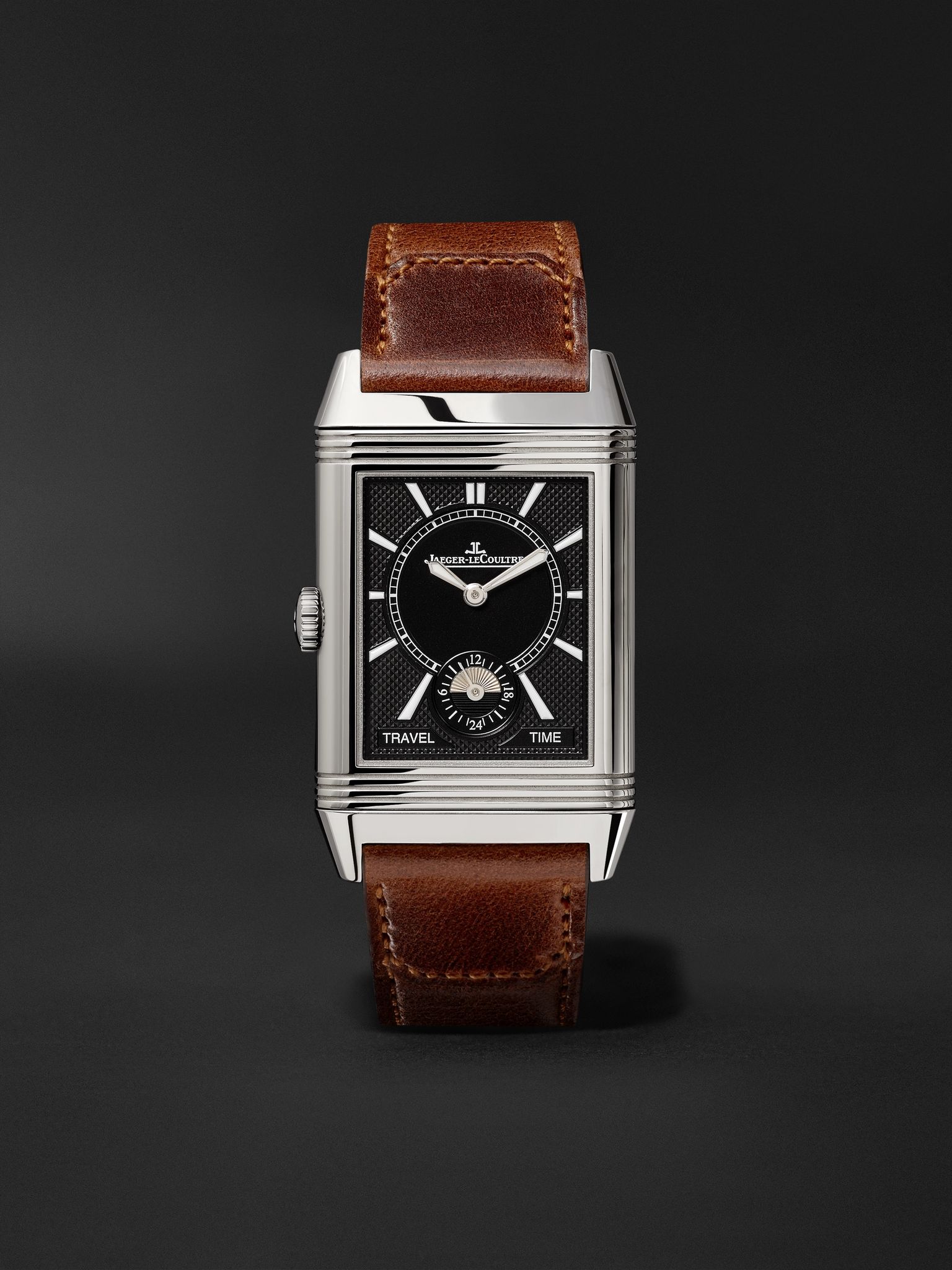 White Reverso Classic Large Duoface Hand-Wound 47mm x 28.3mm Stainless ...