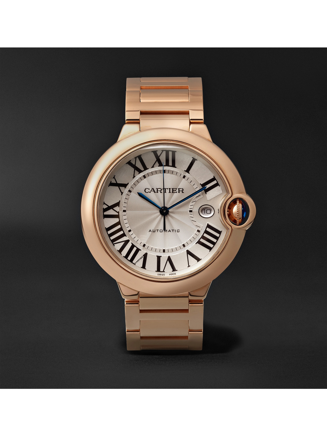 Ballon Bleu de Cartier Automatic 42mm 18-Karat Pink Gold Watch, Ref. No. CRWGBB0016