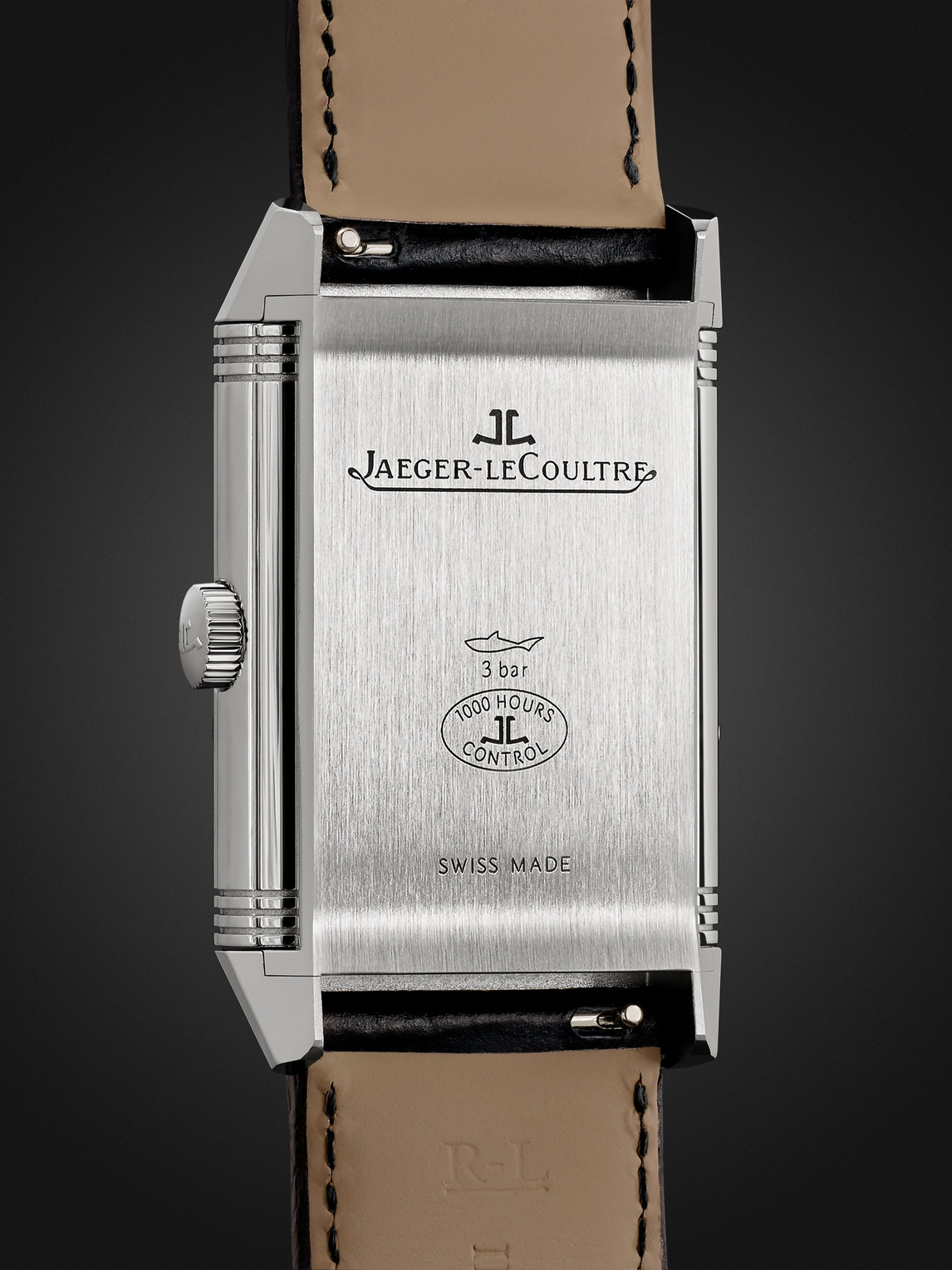 Shop Jaeger-lecoultre Reverso Classic Large Hand-wound 45mm X 27mm Stainless Steel And Alligator Watch, Ref. No. Q3858520 In White
