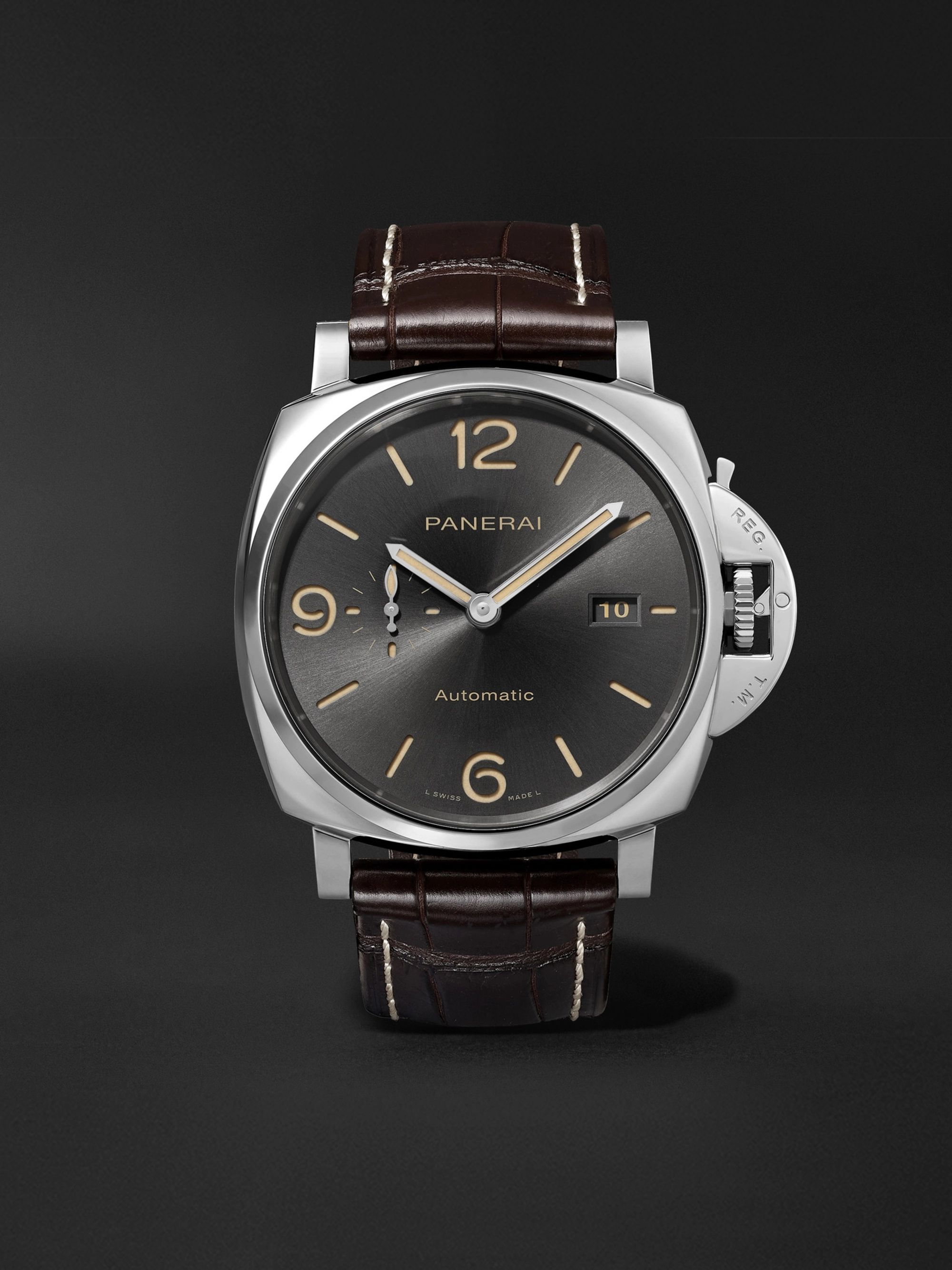 PANERAI Luminor Due Automatic 45mm Stainless Steel and Alligator Watch, Ref. No. PAM00943