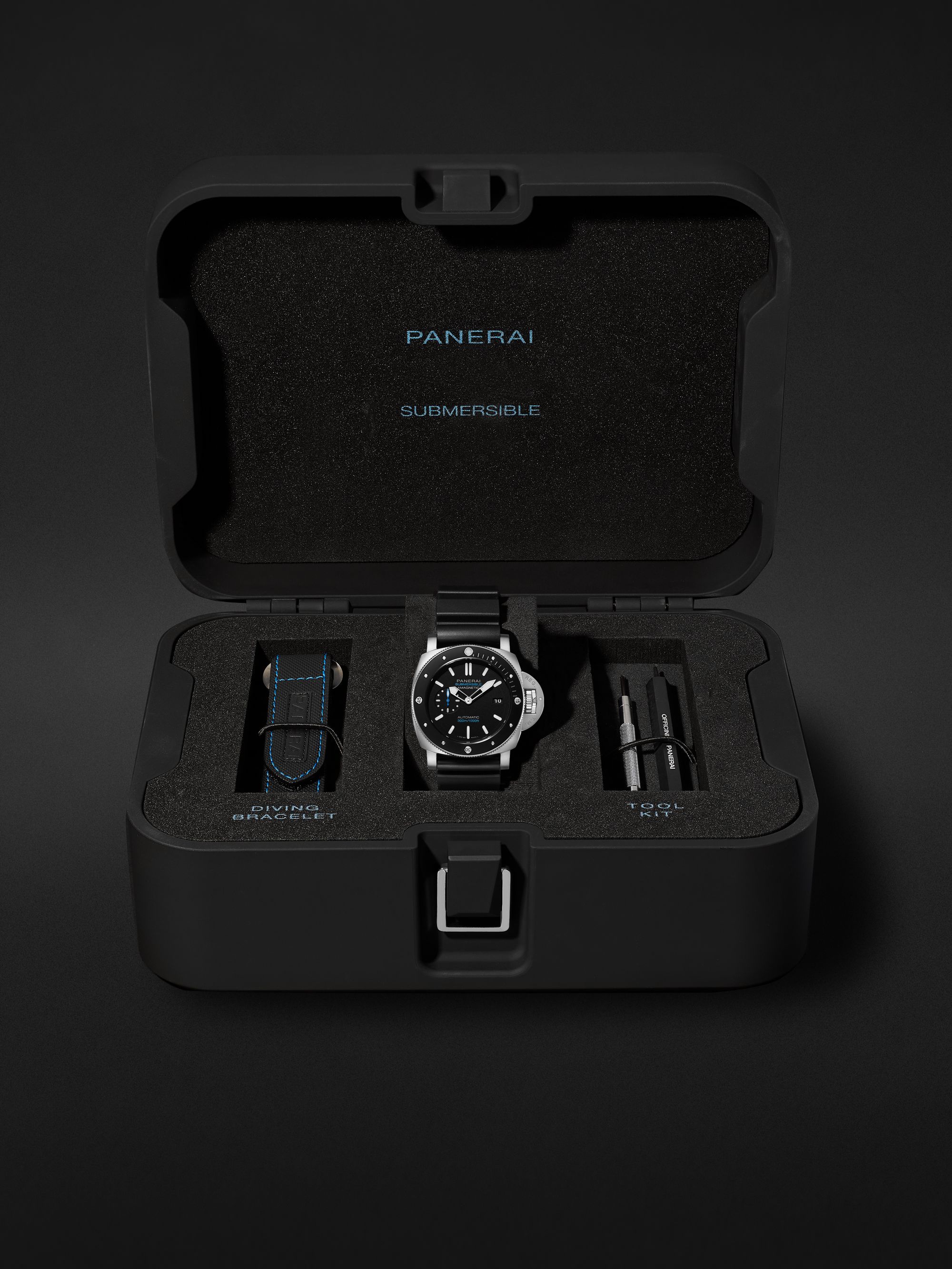 PANERAI Luminor Submersible Amagnetic Automatic 47mm Titanium and Rubber Watch, Ref. No. PAM01389