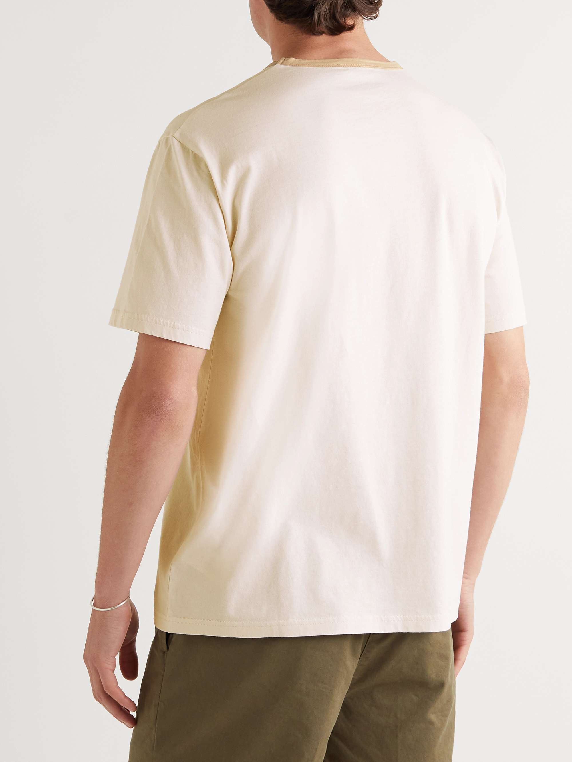 MR P. Embroidered Cotton-Jersey T-Shirt