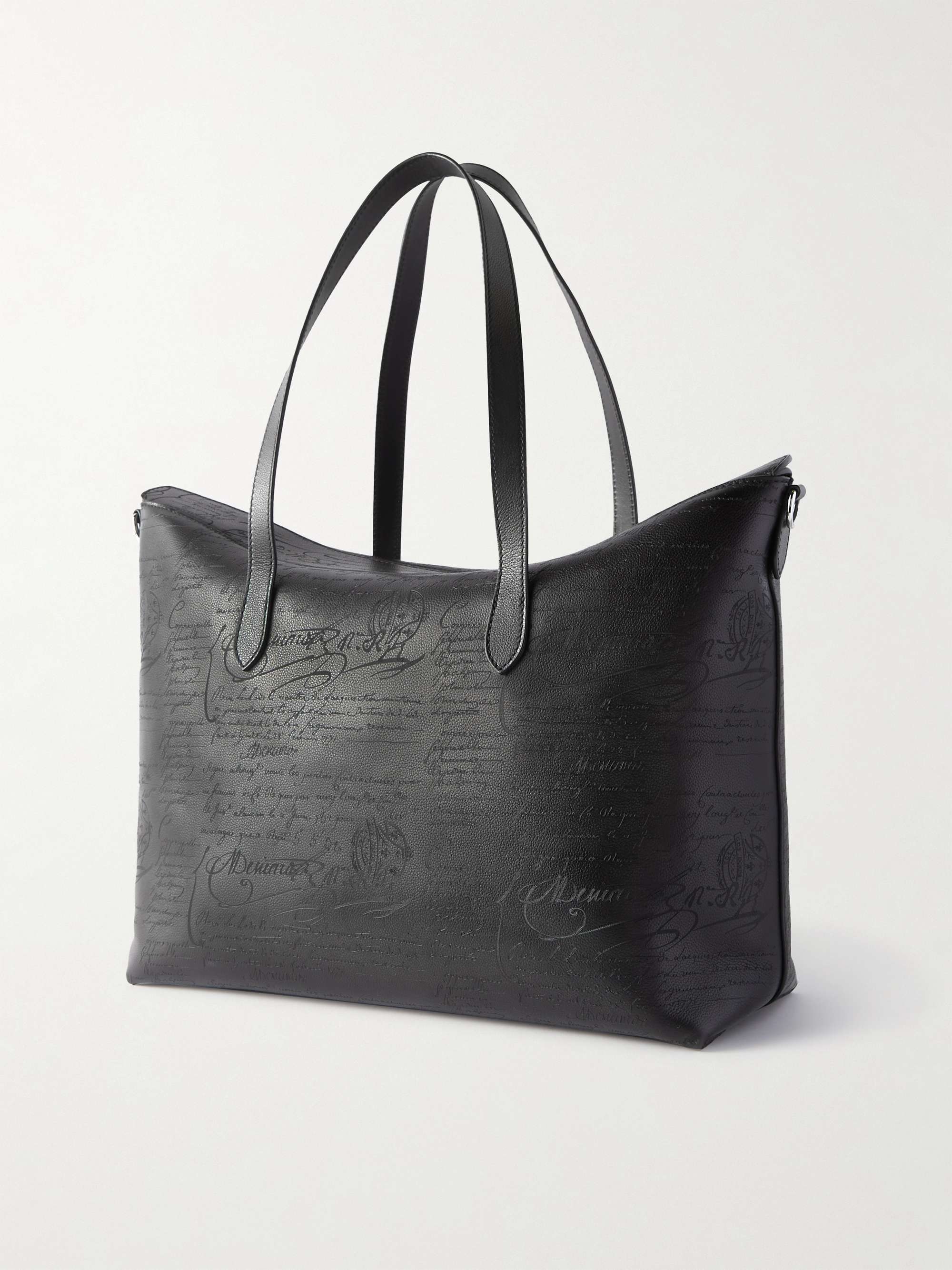 BERLUTI Scritto Full-Grain Leather Weekend Bag