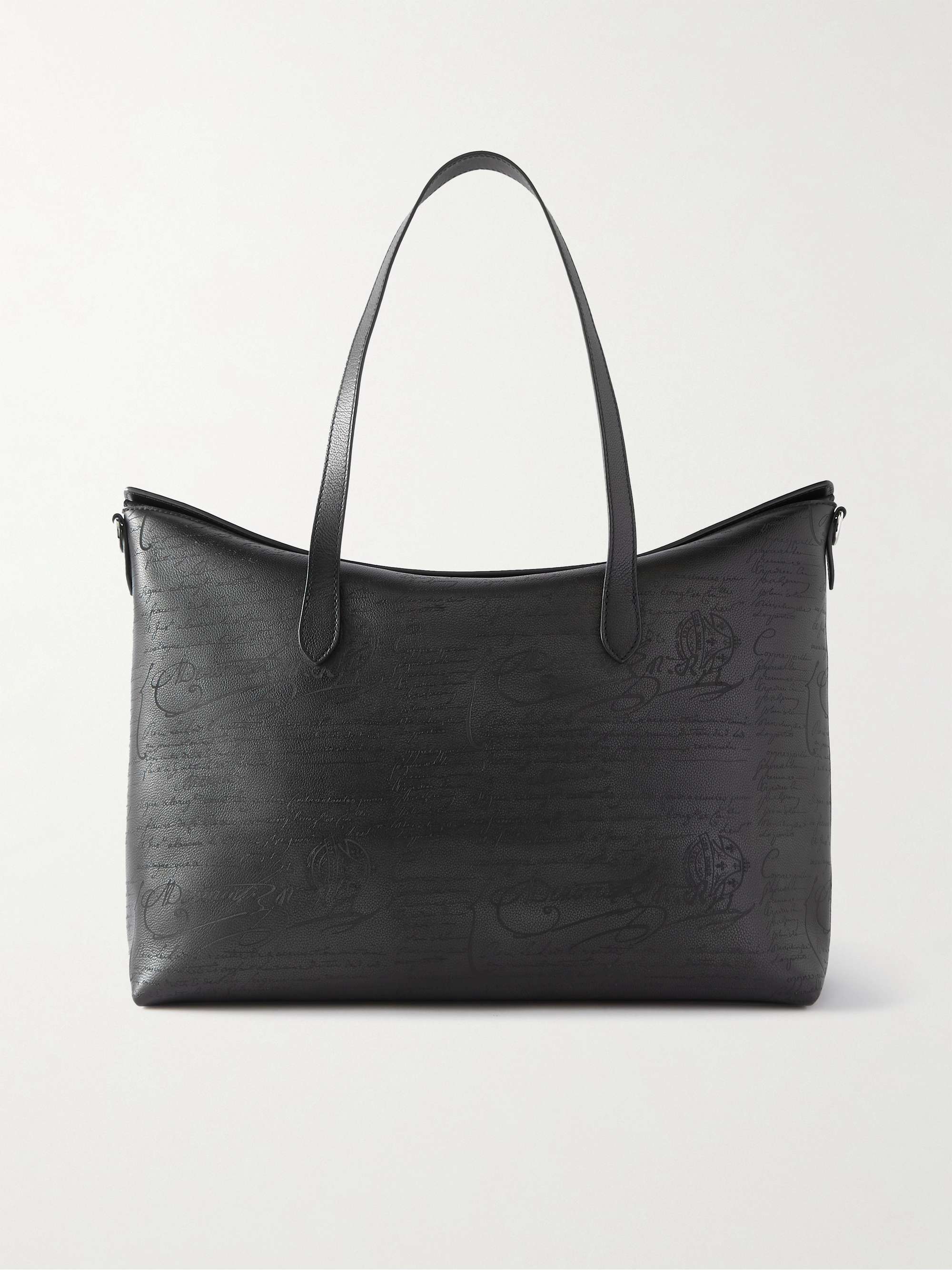 BERLUTI Scritto Full-Grain Leather Weekend Bag