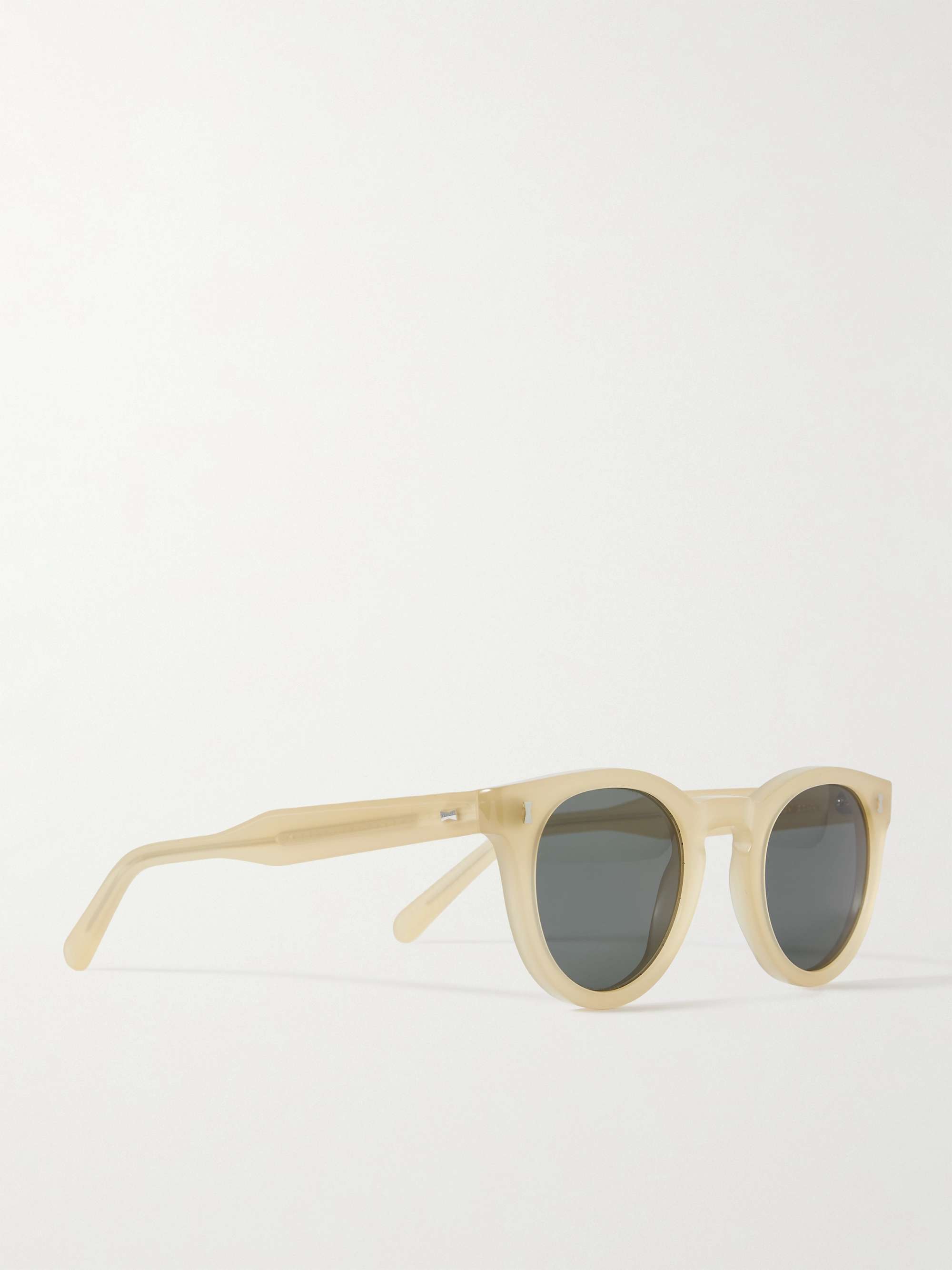 MR P. + Cubitts Herbrand Round-Frame Tortoiseshell Acetate Sunglasses